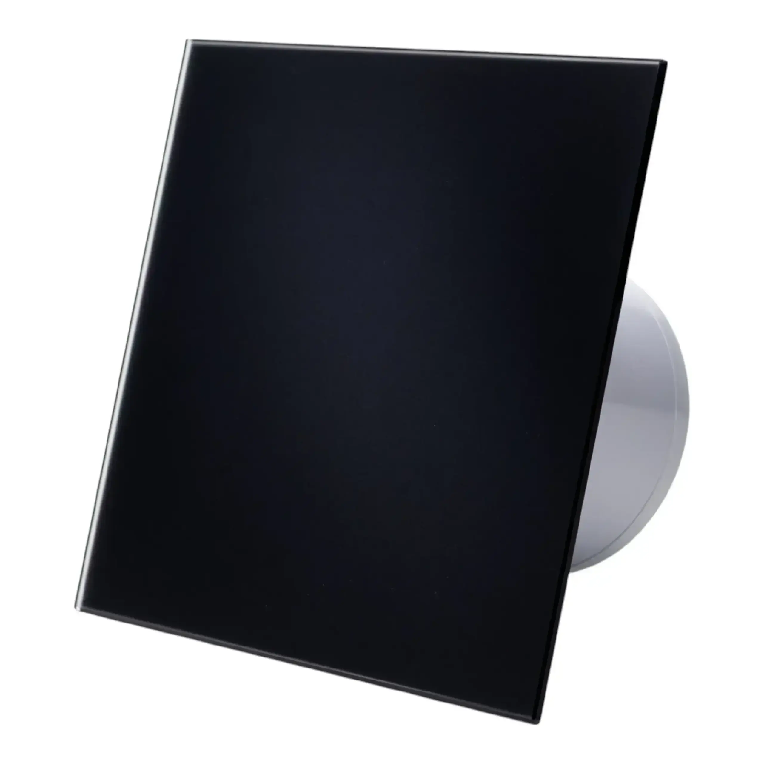 Ventilator de baie Ecovent DECORA SMART, Ø100, Debit 93 m³/h, Senzor Umiditate, Negru Mat
