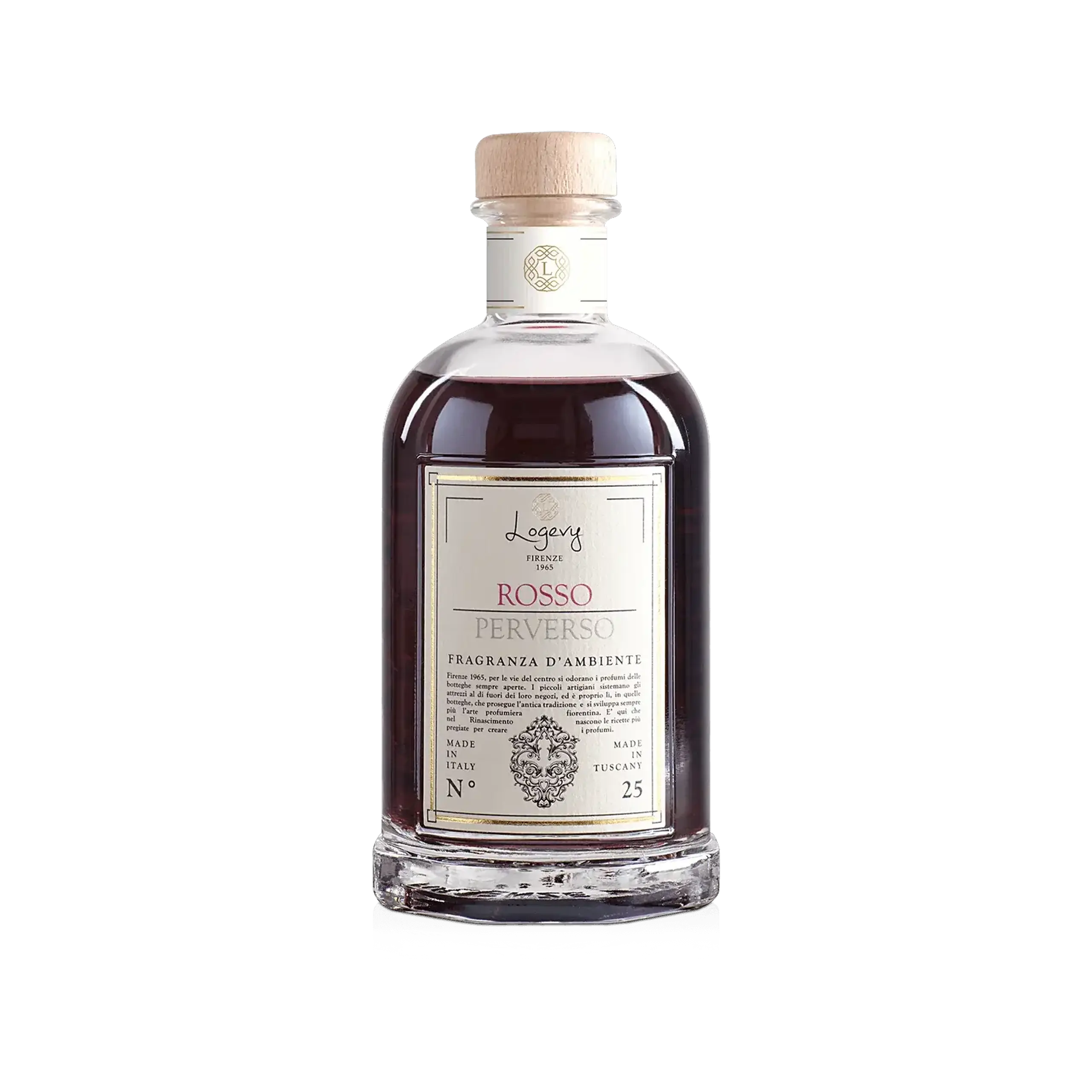 Difuzor Parfum de Cameră Rosso Perverso 250 ml, cu bețișoare