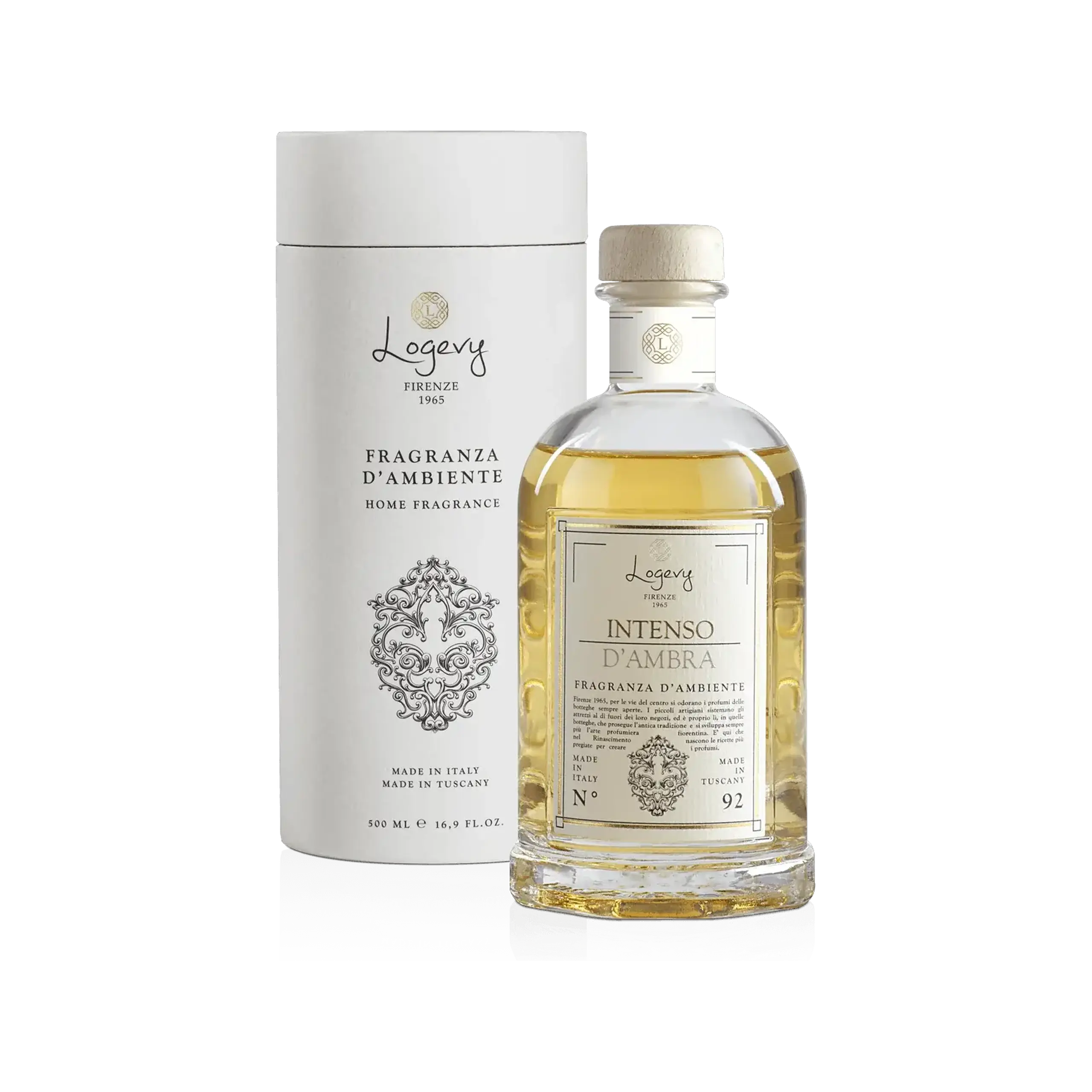 Difuzor Parfum de Cameră Intenso d'Ambra 500 ml, cu bețișoare