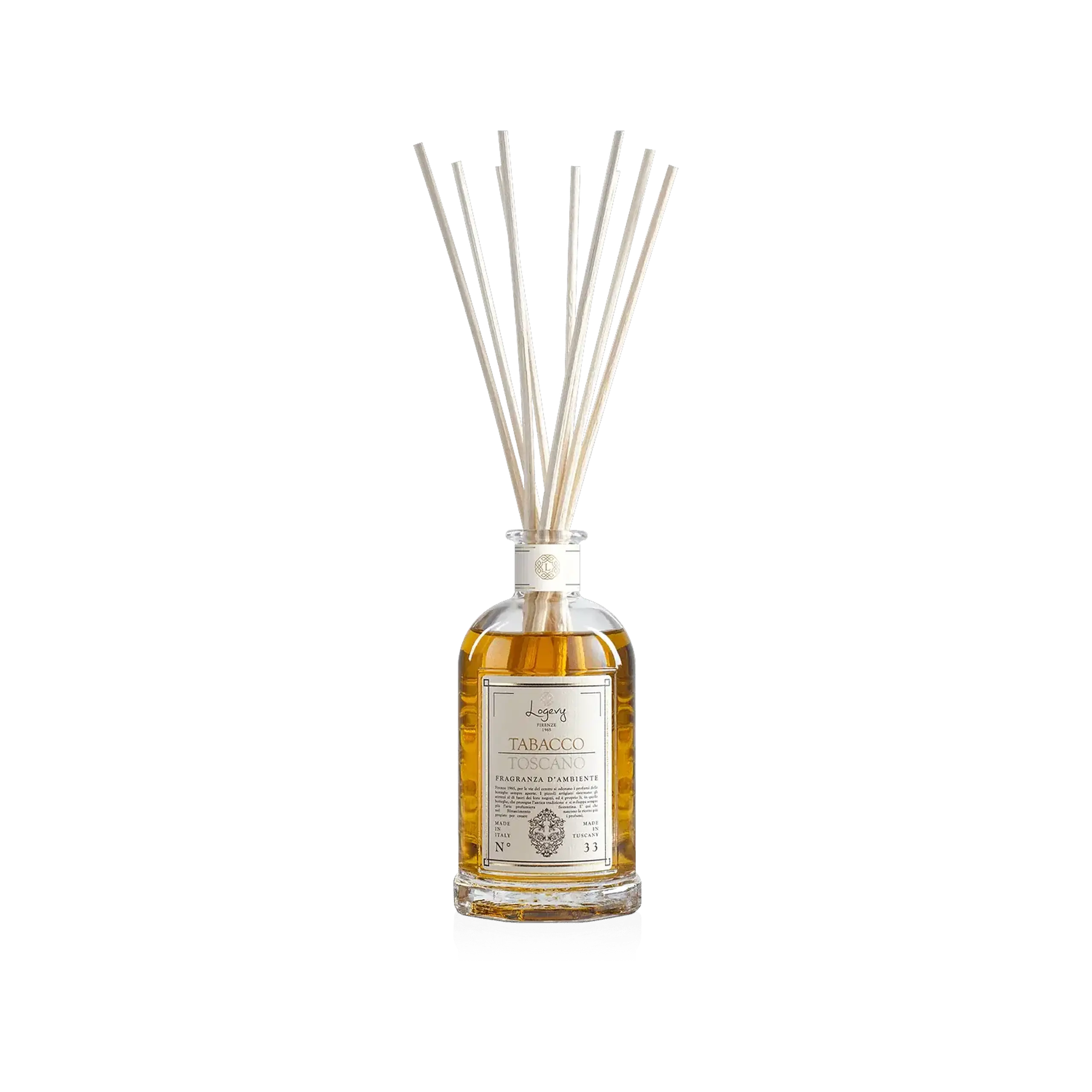 Difuzor Parfum de Cameră Tabacco Toscano 500 ml, cu bețișoare