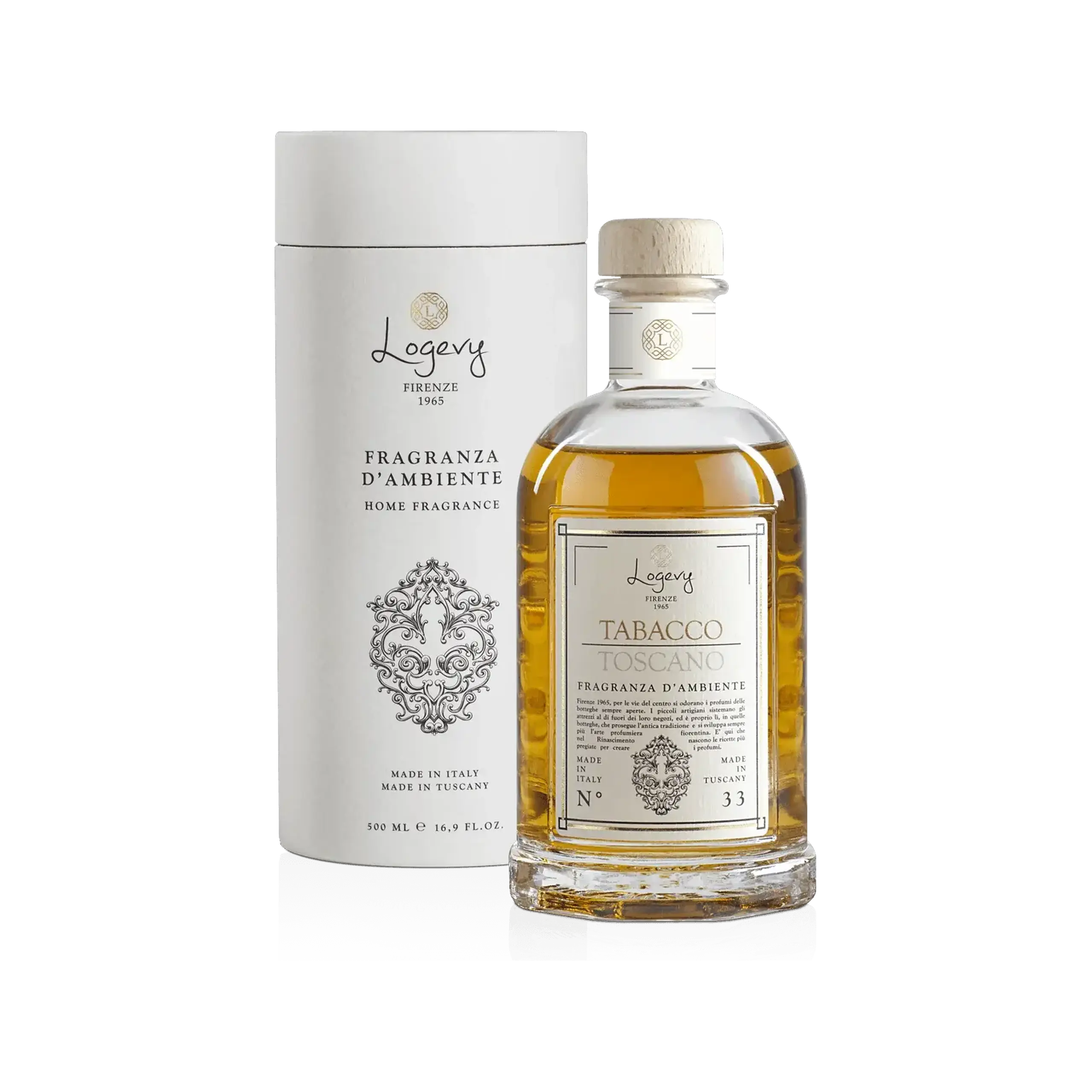 Difuzor Parfum de Cameră Tabacco Toscano 500 ml, cu bețișoare