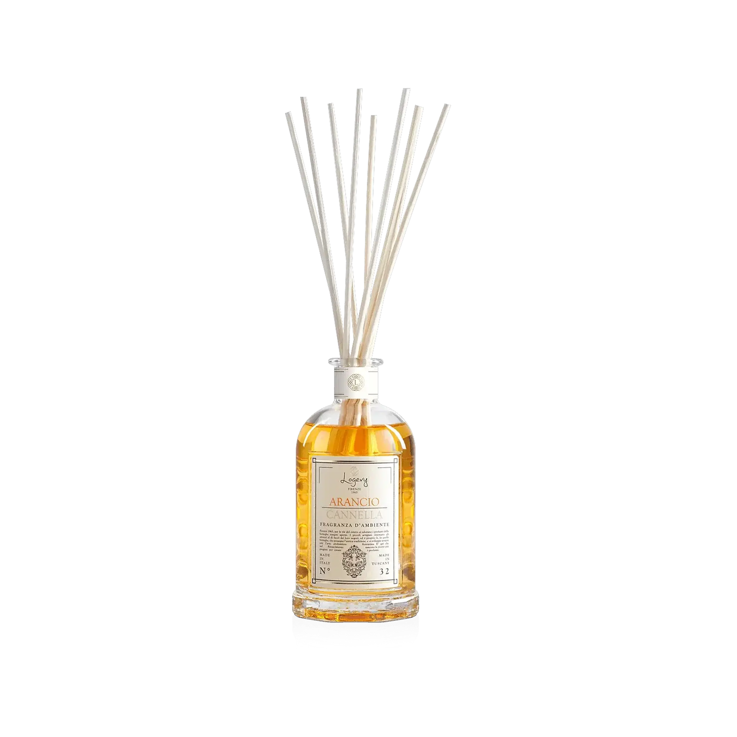Difuzor Parfum de Cameră Arancio Cannella 250 ml, cu bețișoare
