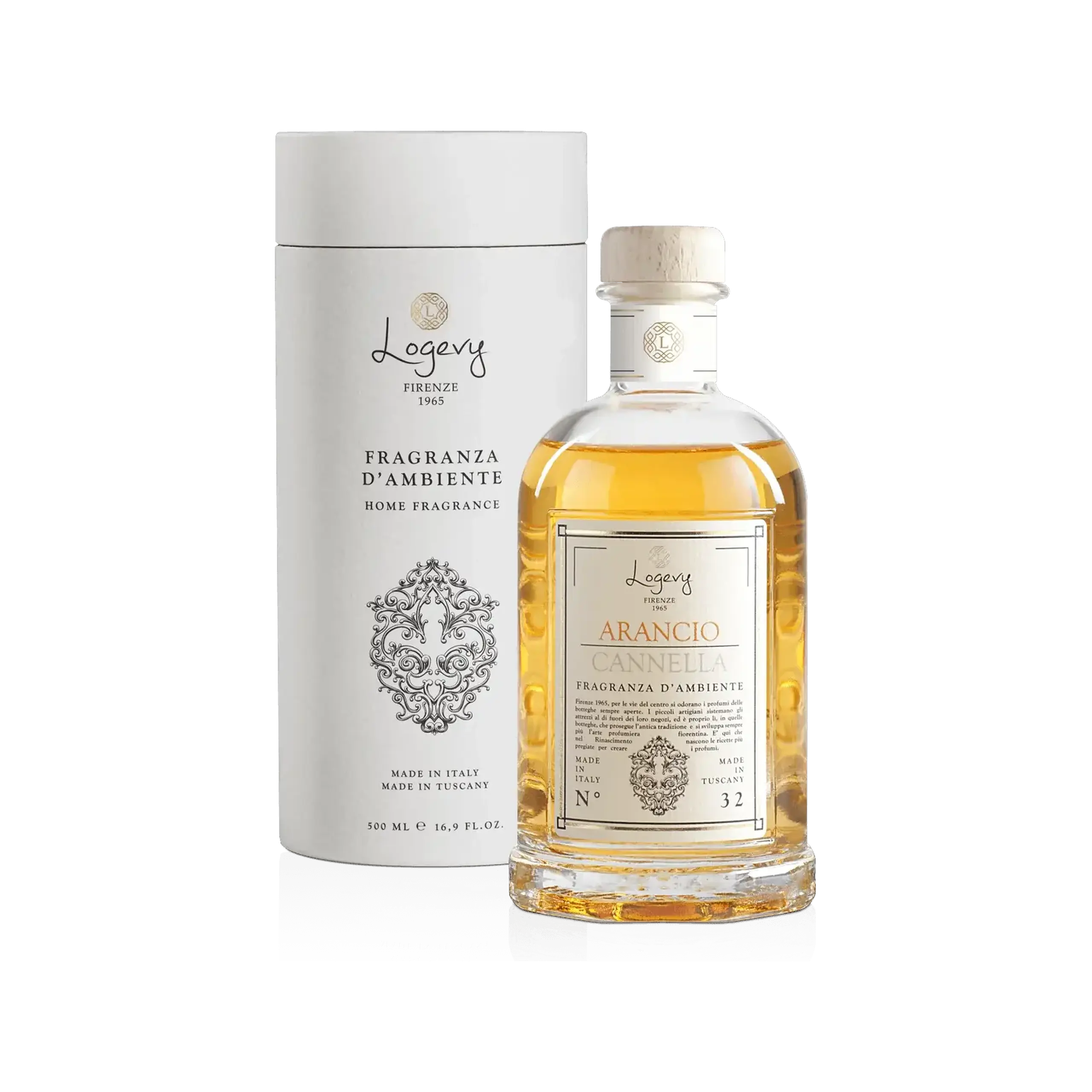 Difuzor Parfum de Cameră Arancio Cannella 250 ml, cu bețișoare