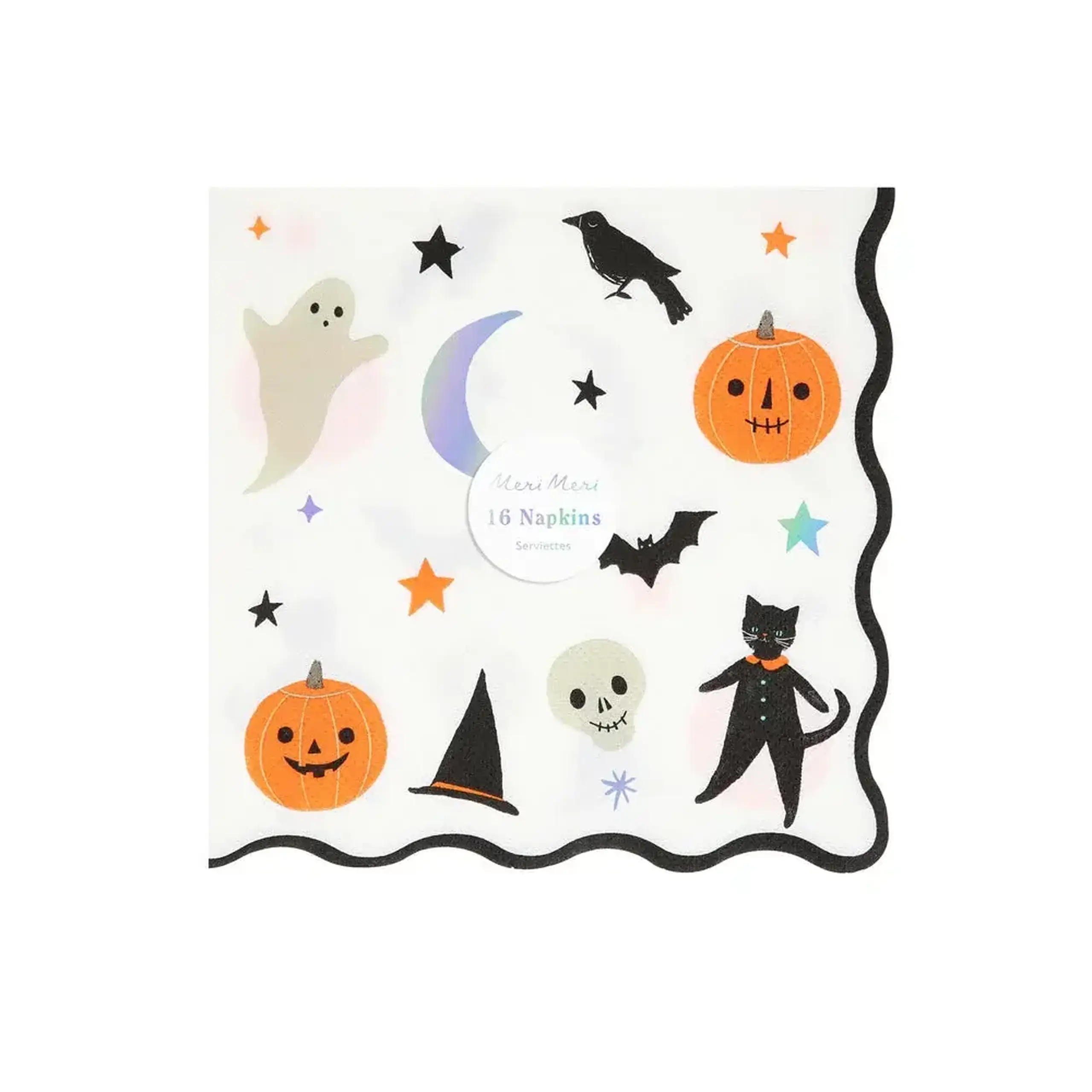 Șervețele din hârtie Ornate Edge Halloween, set de 16 — Meri Meri