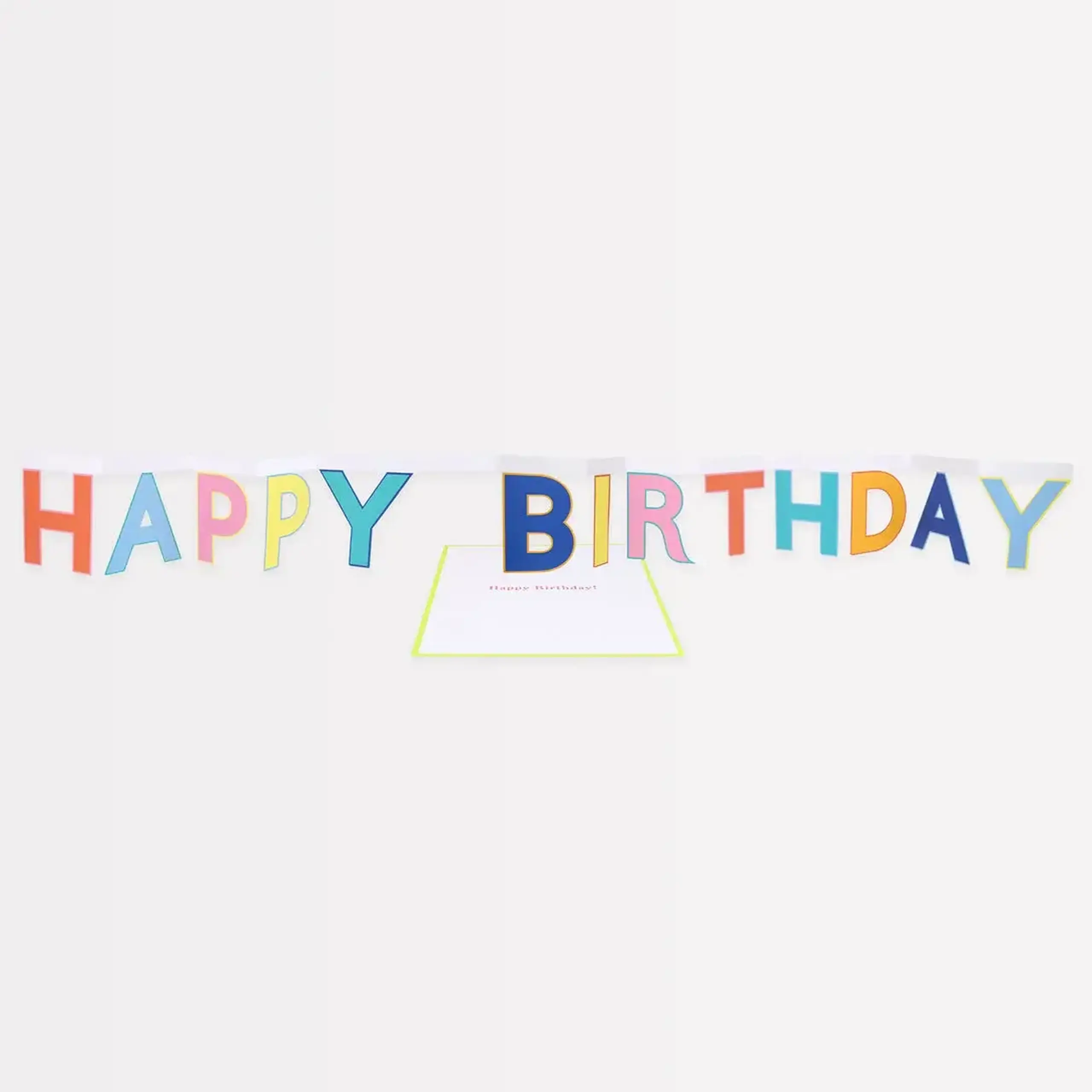 Felicitare Happy Birthday cu banner — Meri Meri