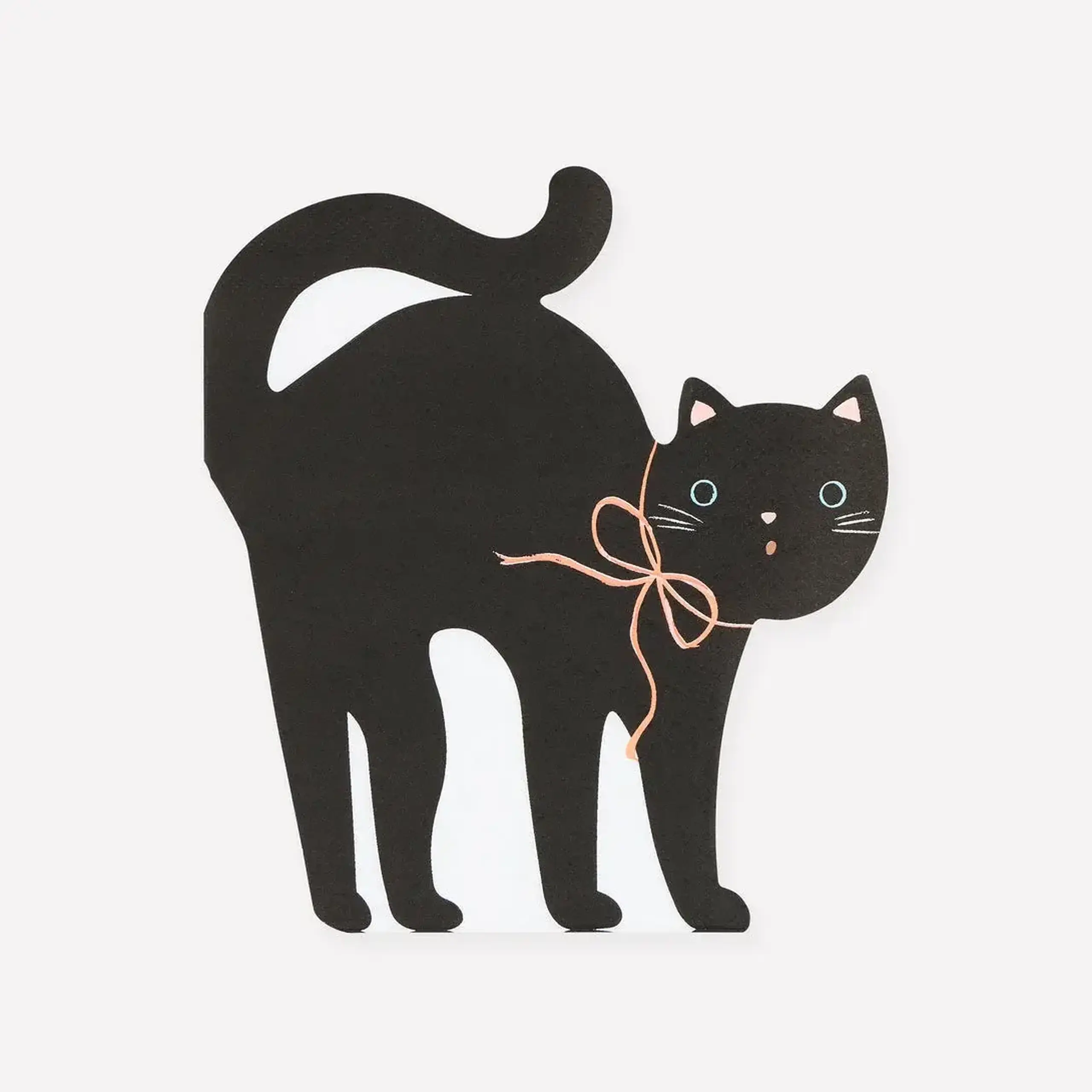 Șervețele din hârtie Halloween Cat Shaped, set de 16 — Meri Meri