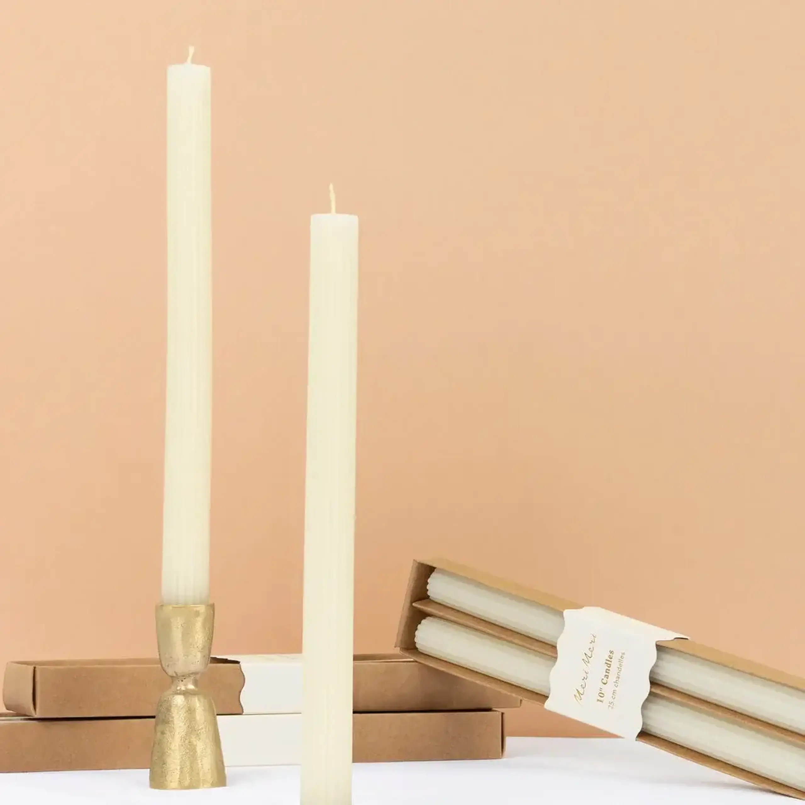 Lumânări decorative Ivory, set de 2 — Meri Meri
