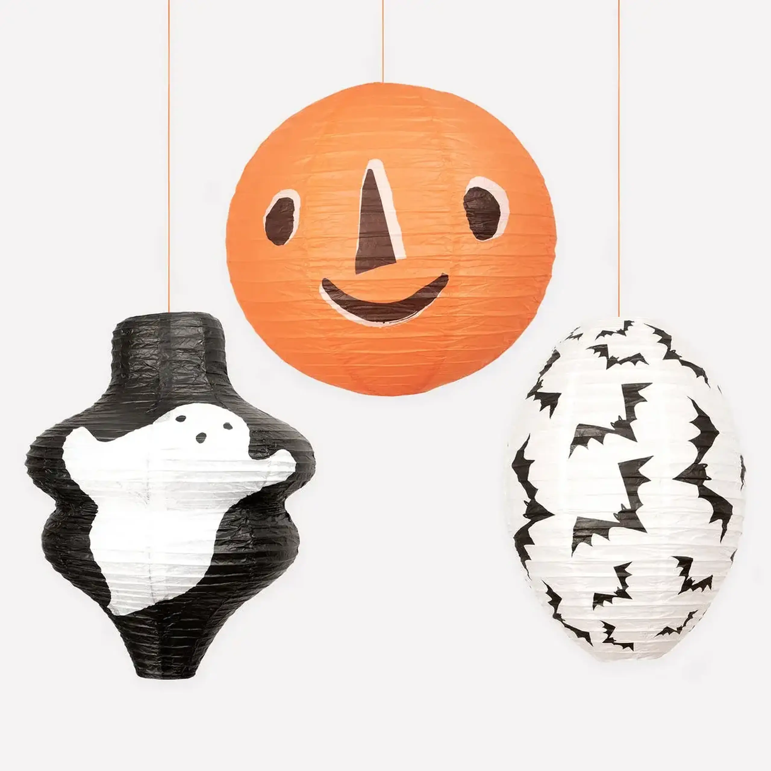 Lampioane decorative Halloween Lanterns, set de 3 — Meri Meri