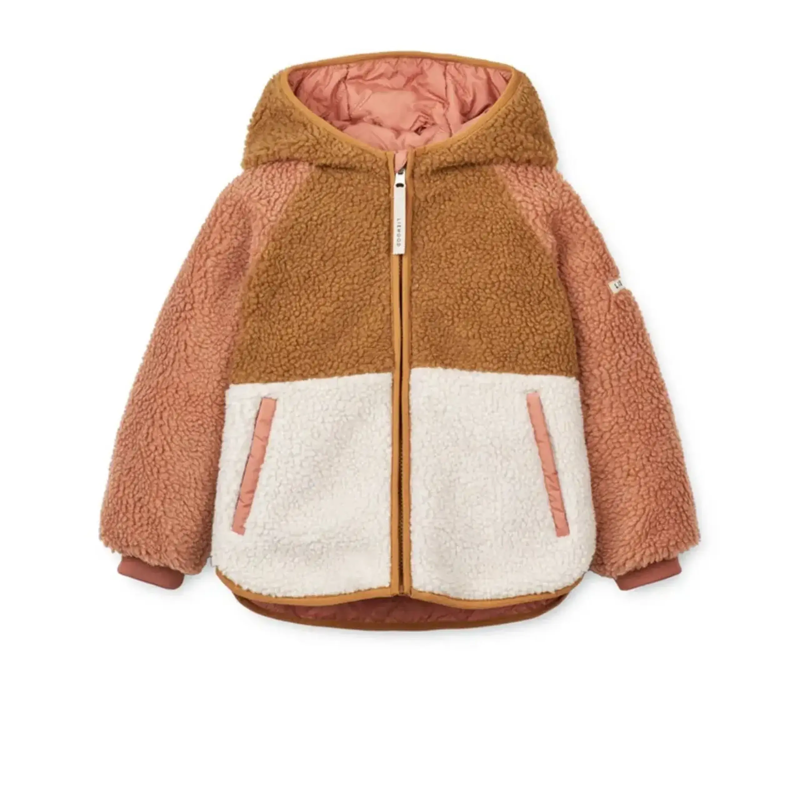 Geaca reversibila, roz pudrat - 104