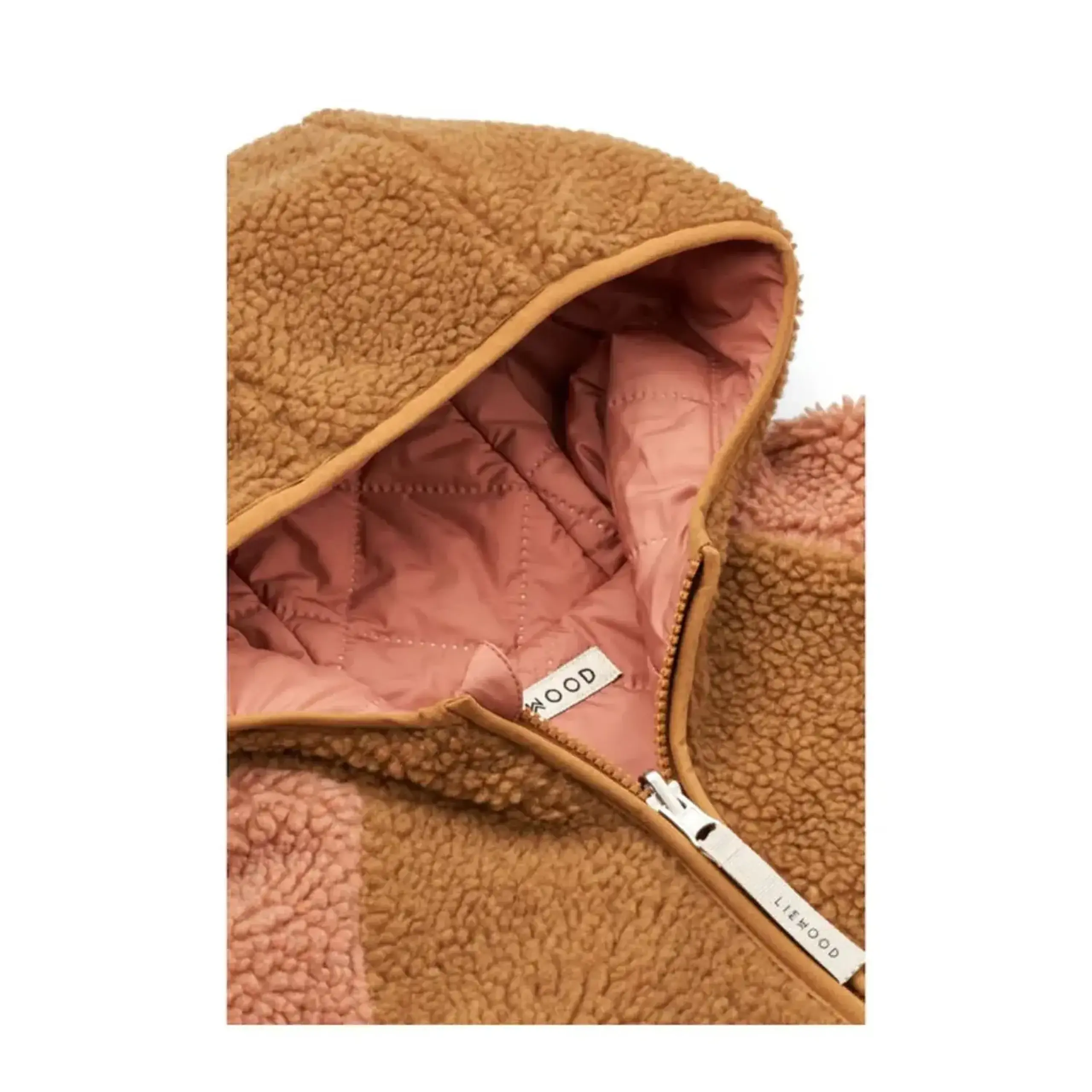Geaca reversibila, roz pudrat - 104