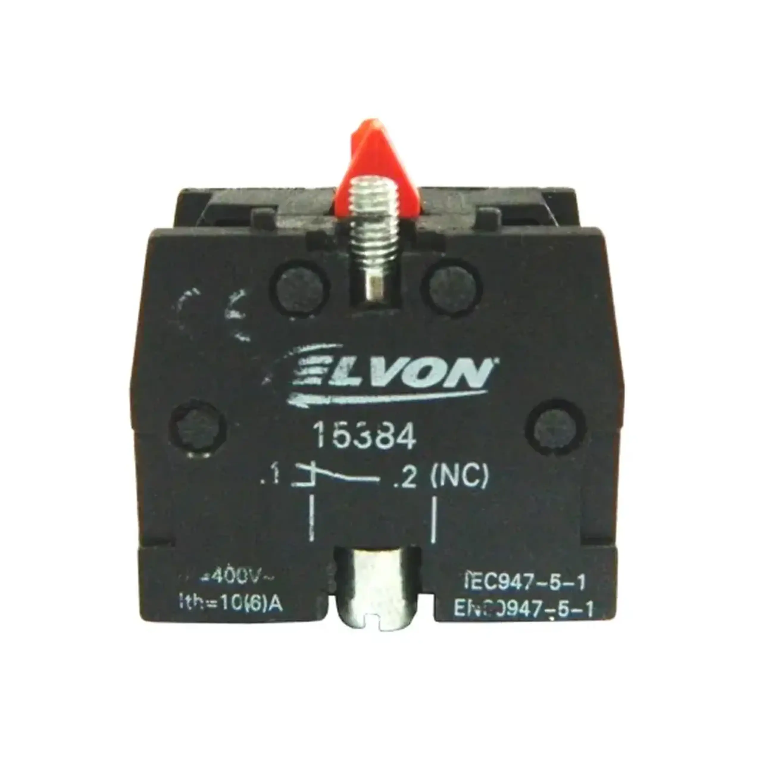 Contact auxiliar 400 V 10 A Elvon - Tip 1 NC