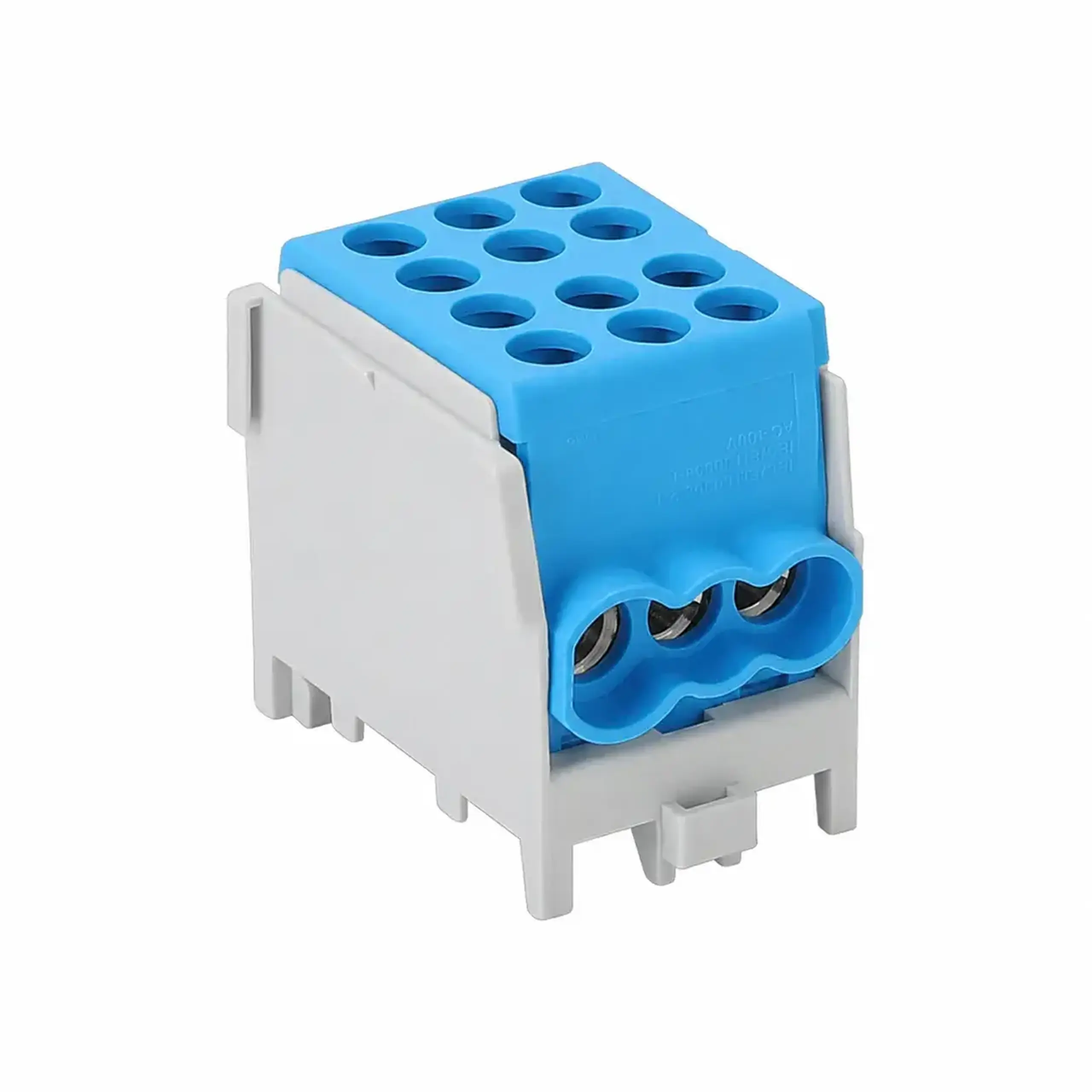 Bloc de distribuție Albastru 100 A Elvon - Ieșire 1 x 2.5 - 25/4 x 2.5 - 16 mm²