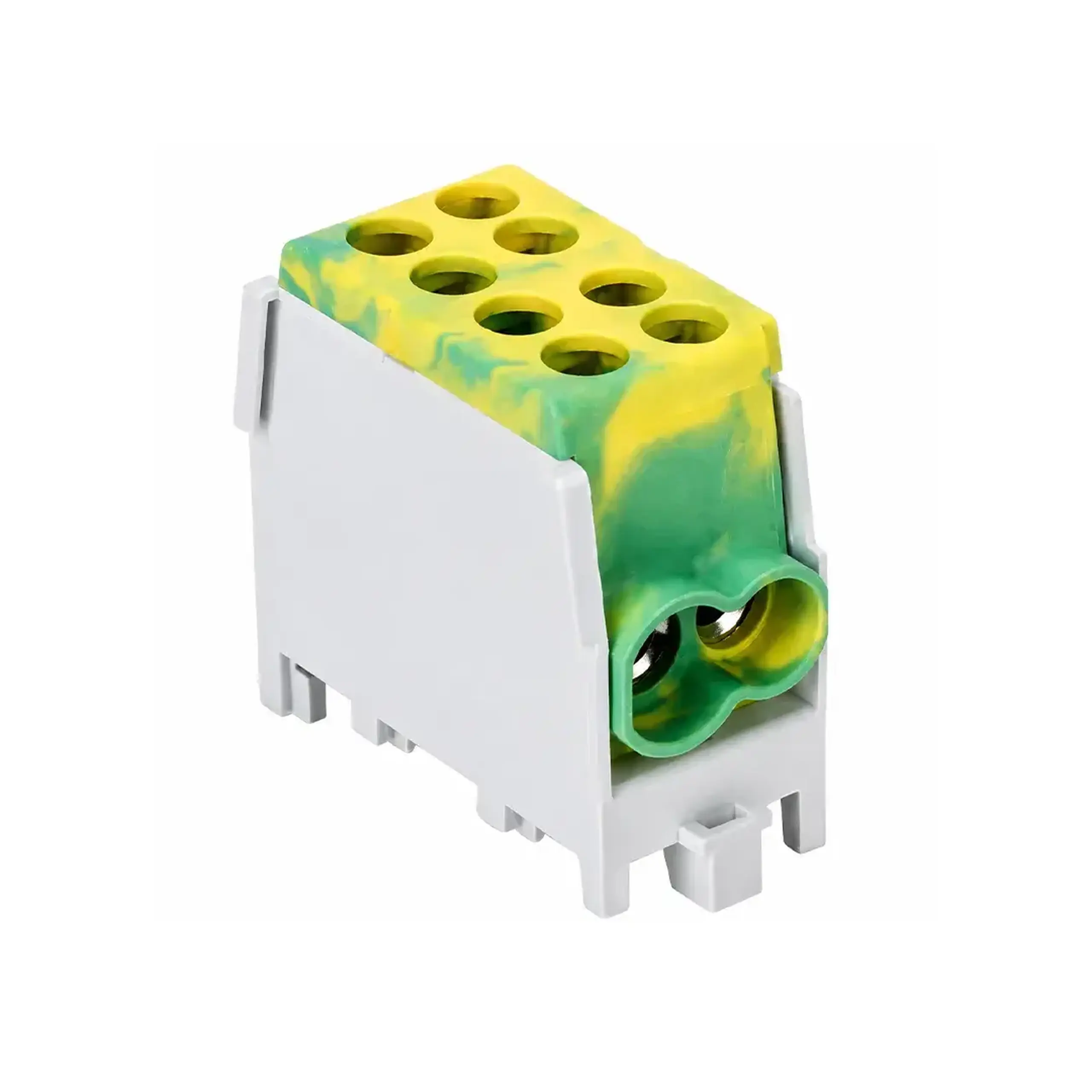 Bloc de distribuție Galben/Verde 125 A Elvon - Ieșire 1 x 2.5 - 25/2 x 2.5 - 16 mm²