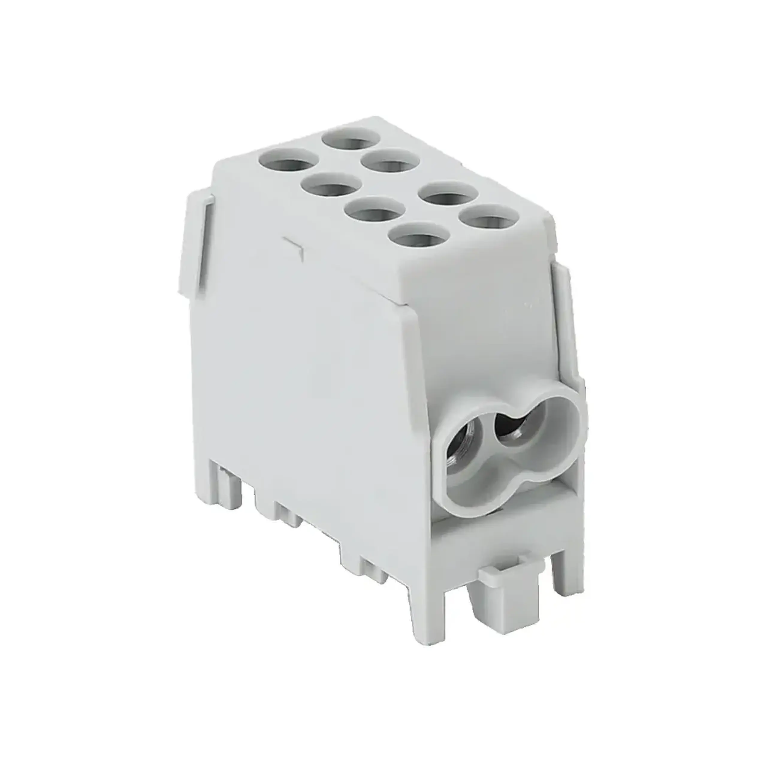 Bloc de distribuție Gri 100 A Elvon - Ieșire 1 x 2.5 - 25/2 x 2.5 - 16 mm²