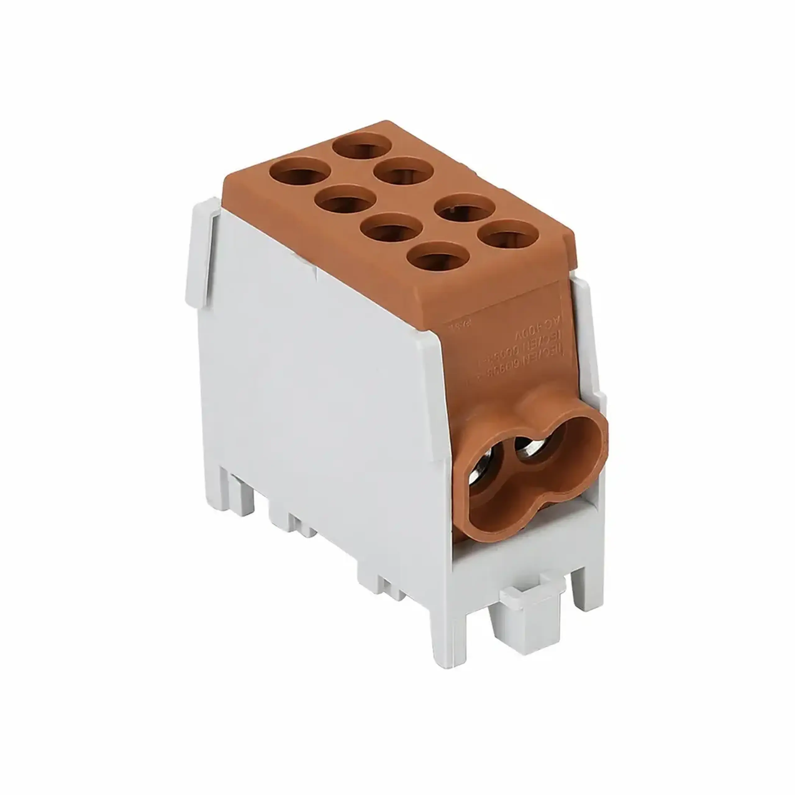 Bloc de distribuție Maro 100 A Elvon - Ieșire 1 x 2.5 - 25/2 x 2.5 - 16 mm²