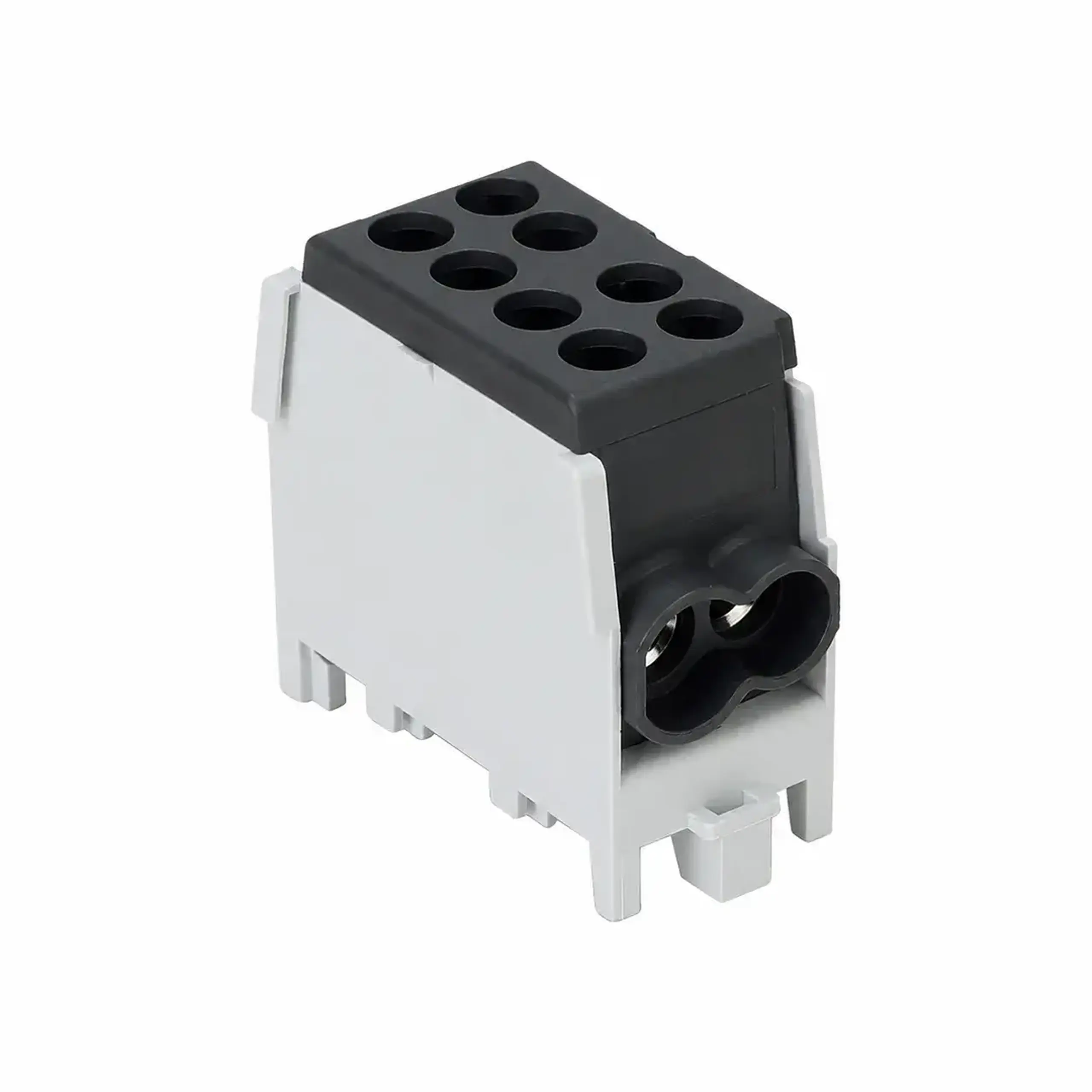 Bloc de distribuție Negru 100 A Elvon - Ieșire 1 x 2.5 - 25/2 x 2.5 - 16 mm²