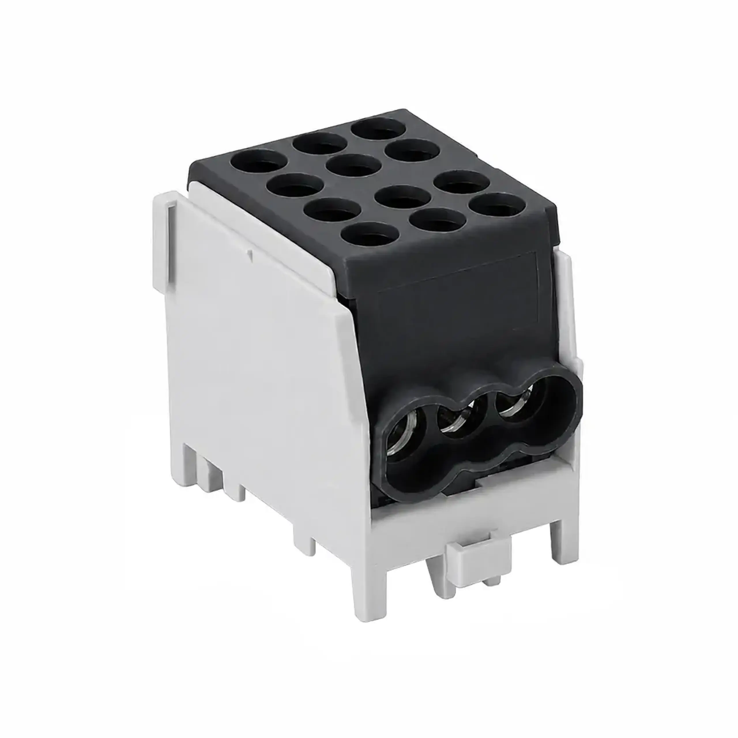 Bloc de distribuție Negru 100 A Elvon - Ieșire 1 x 2.5 - 25/4 x 2.5 - 16 mm²