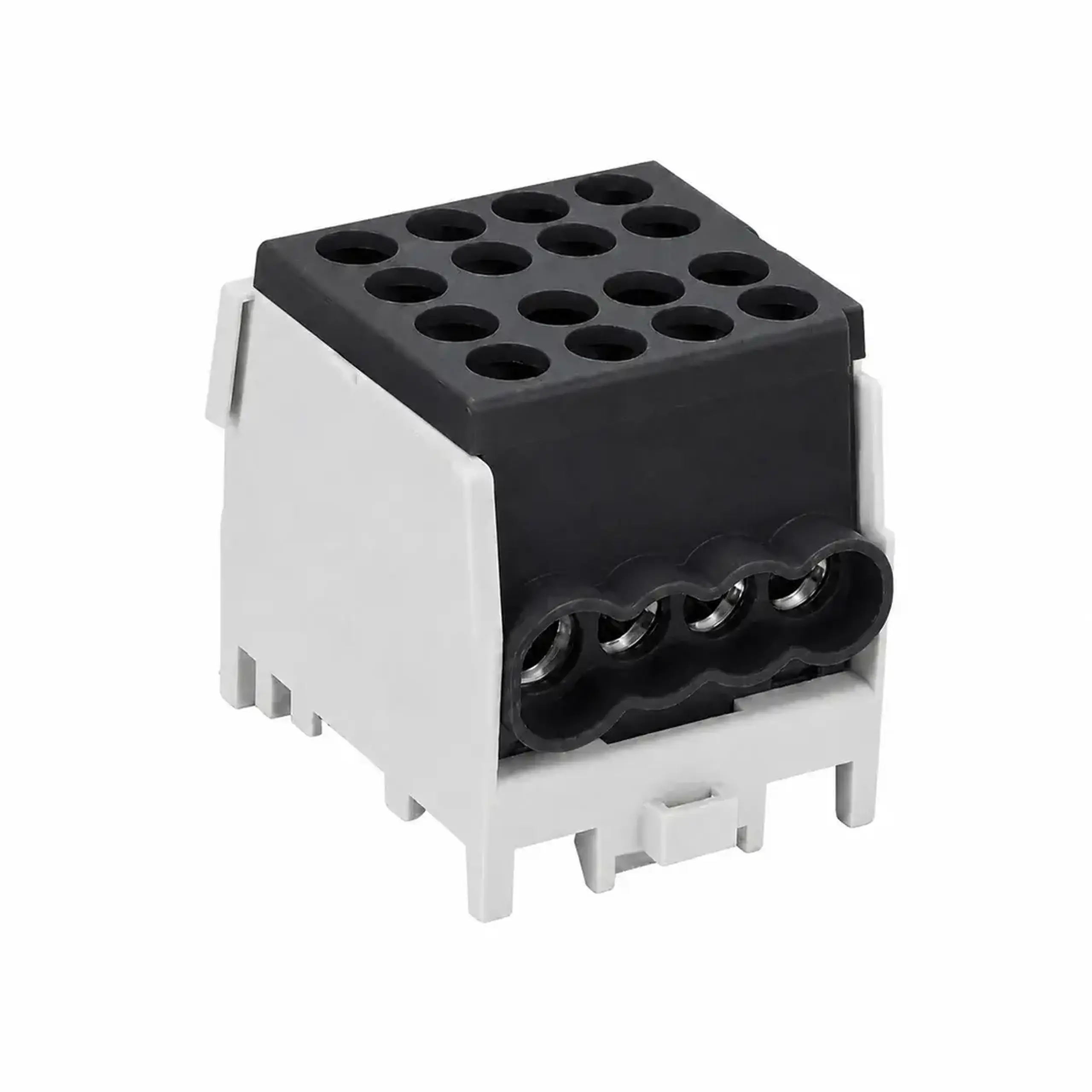 Bloc de distribuție Negru 100 A Elvon - Ieșire 1 x 2.5 - 25/6 x 2.5 - 16 mm²