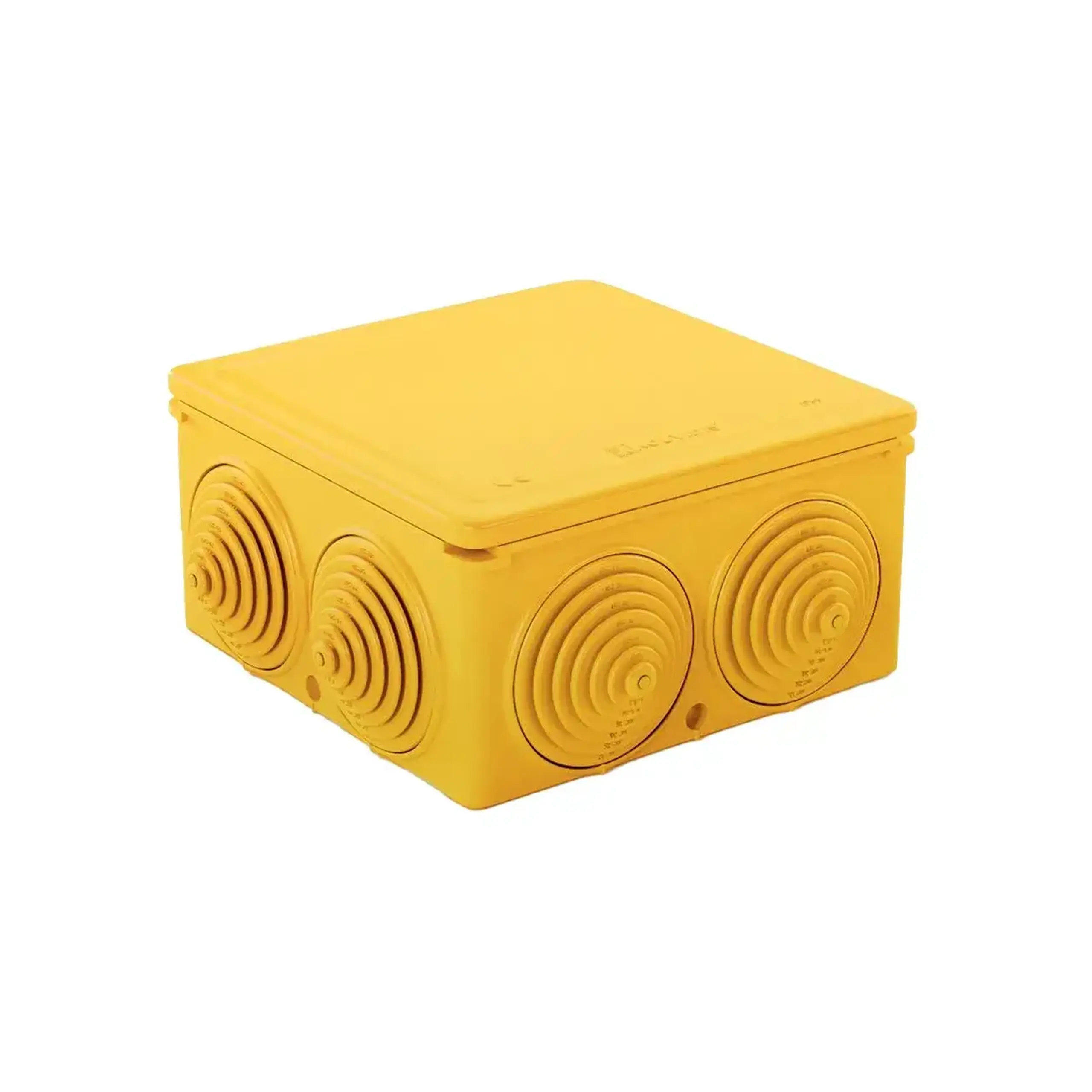 Cutie de distribuție 67 x 67 x 38 mm Termoplastic SUPERSOL PLUS Kouvidis - Dimensiuni (L x W x H x Ø) 82 x 82 x 43 mm