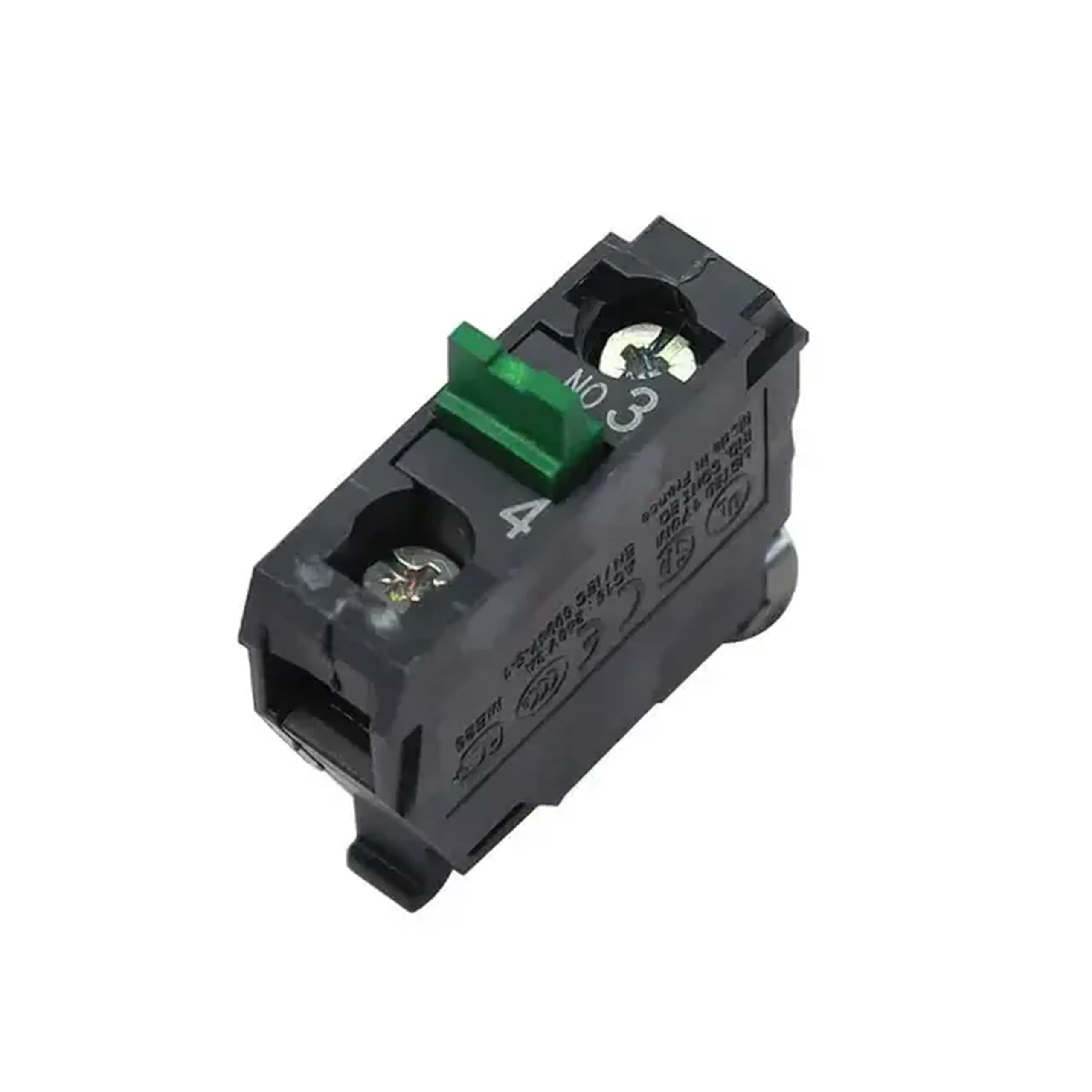 Buton KASAN XAL-D213 NO 1P 600 V 6 A IP65 negru/Verde