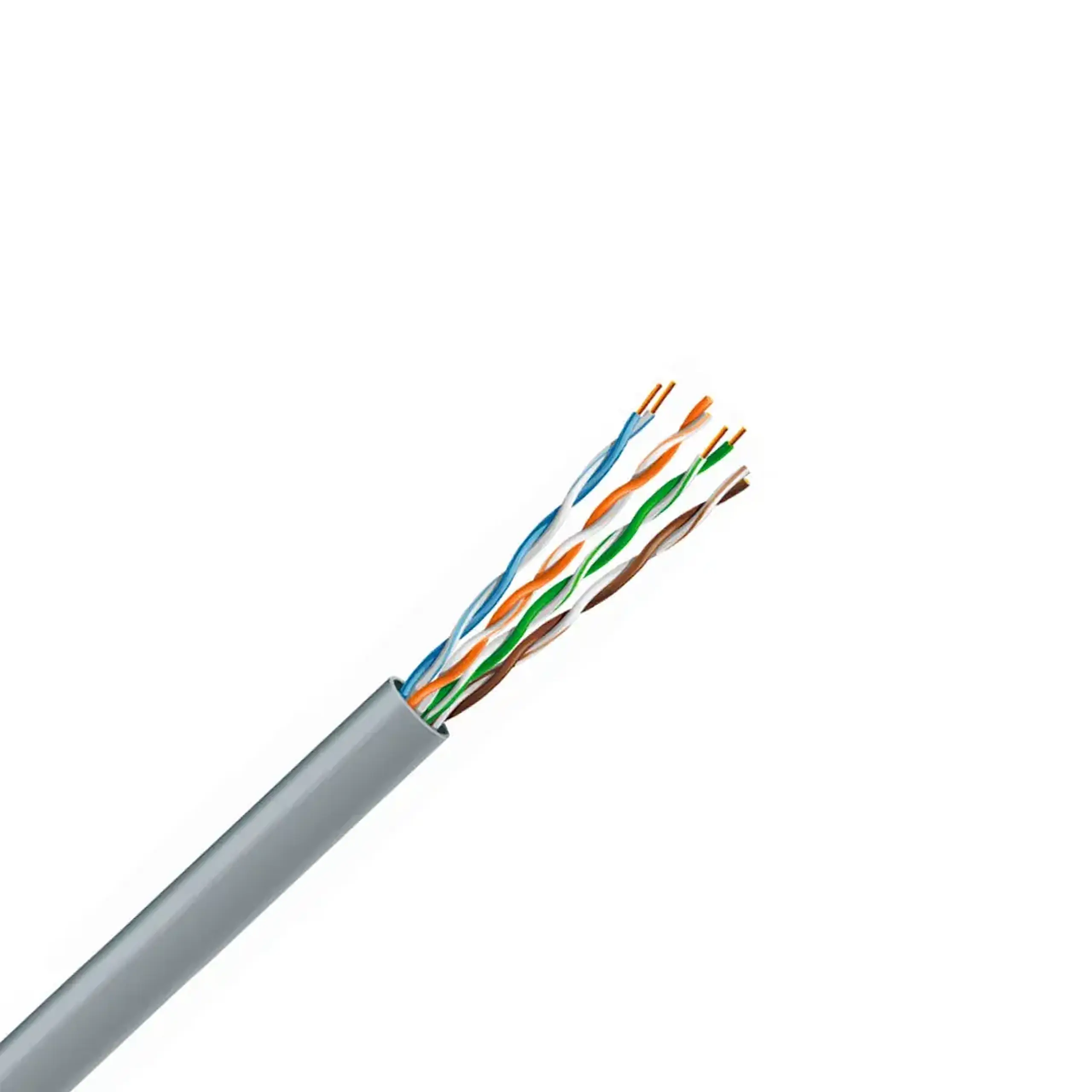 Cablu de date CAT. 5E U/UTP 4 x 2 * 24 AWG Gri (RAL 7001) PVC ZZTM