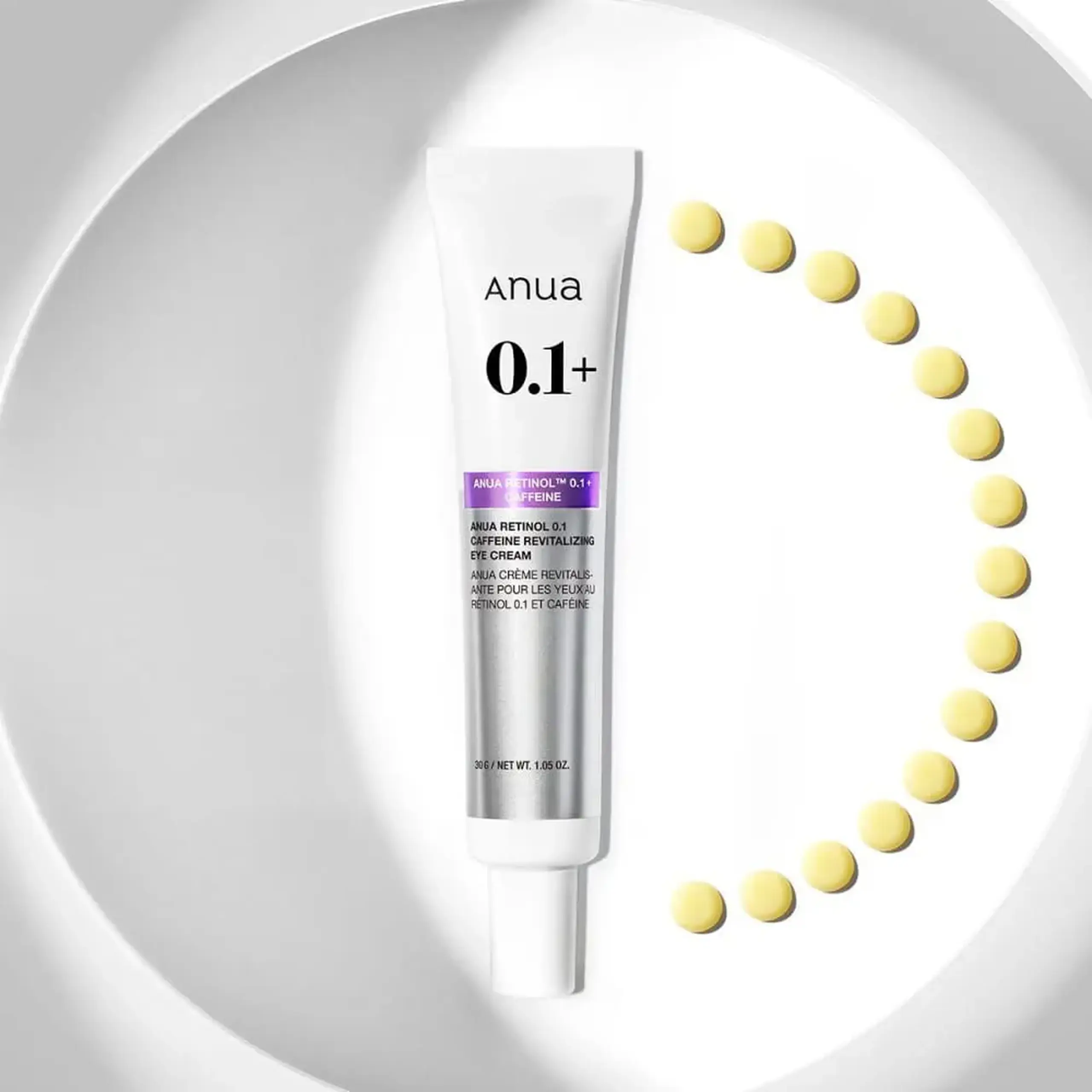Cremă revitalizantă pentru ochi Anua Retinol 0.1 Caffeine Revitalizing Eye Cream 30 g