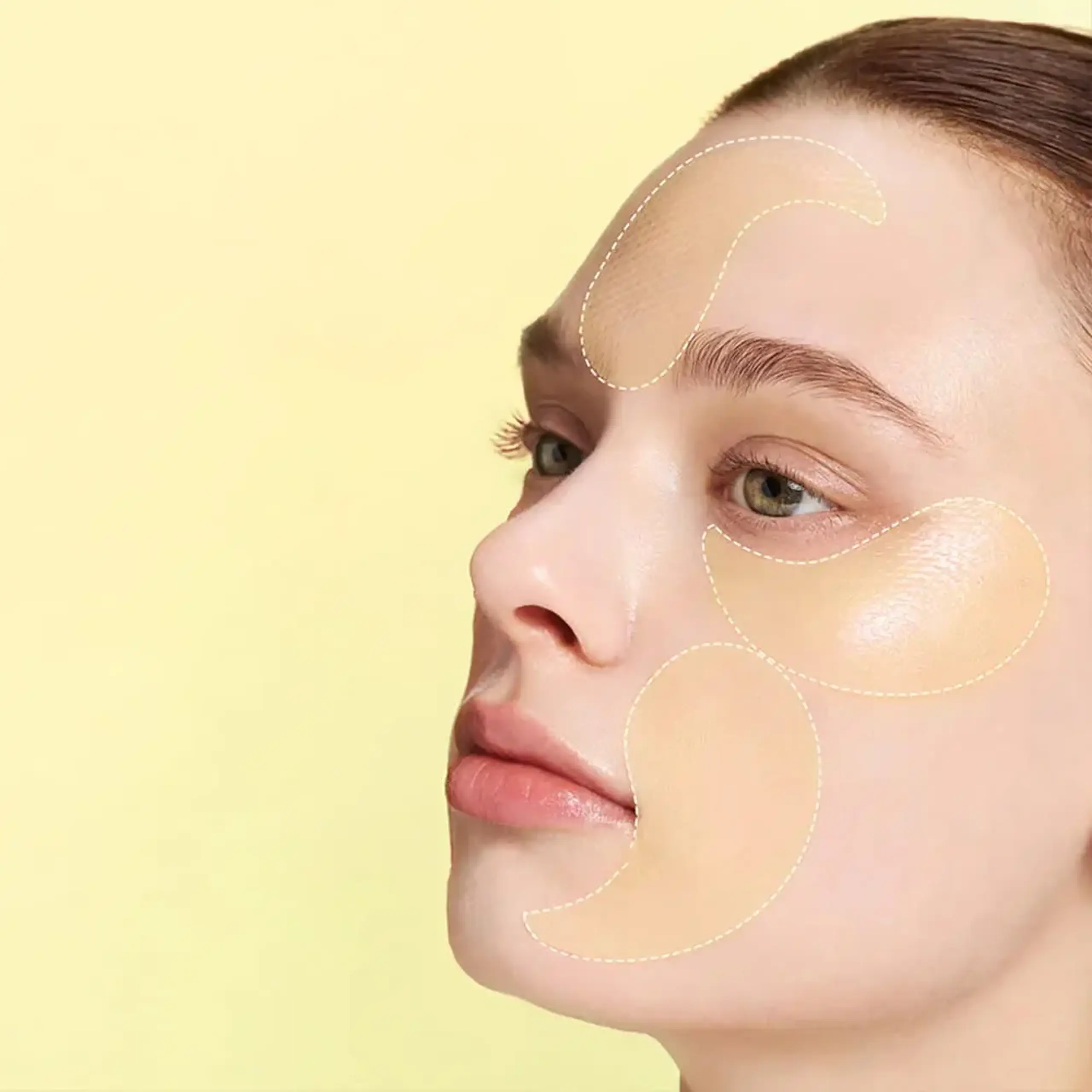 Patch-uri hidrogel iluminatoare Biodance Vita Niacinamide Eye Patches 30pcs