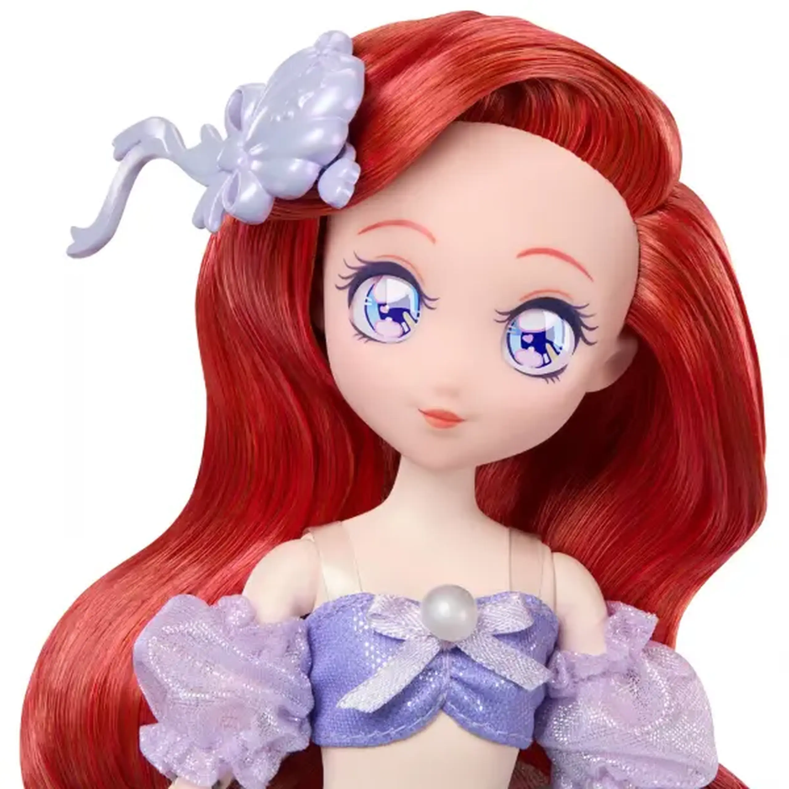 Păpușă de colecție Disney Princess „Ariel” în stil manga, cu accesorii