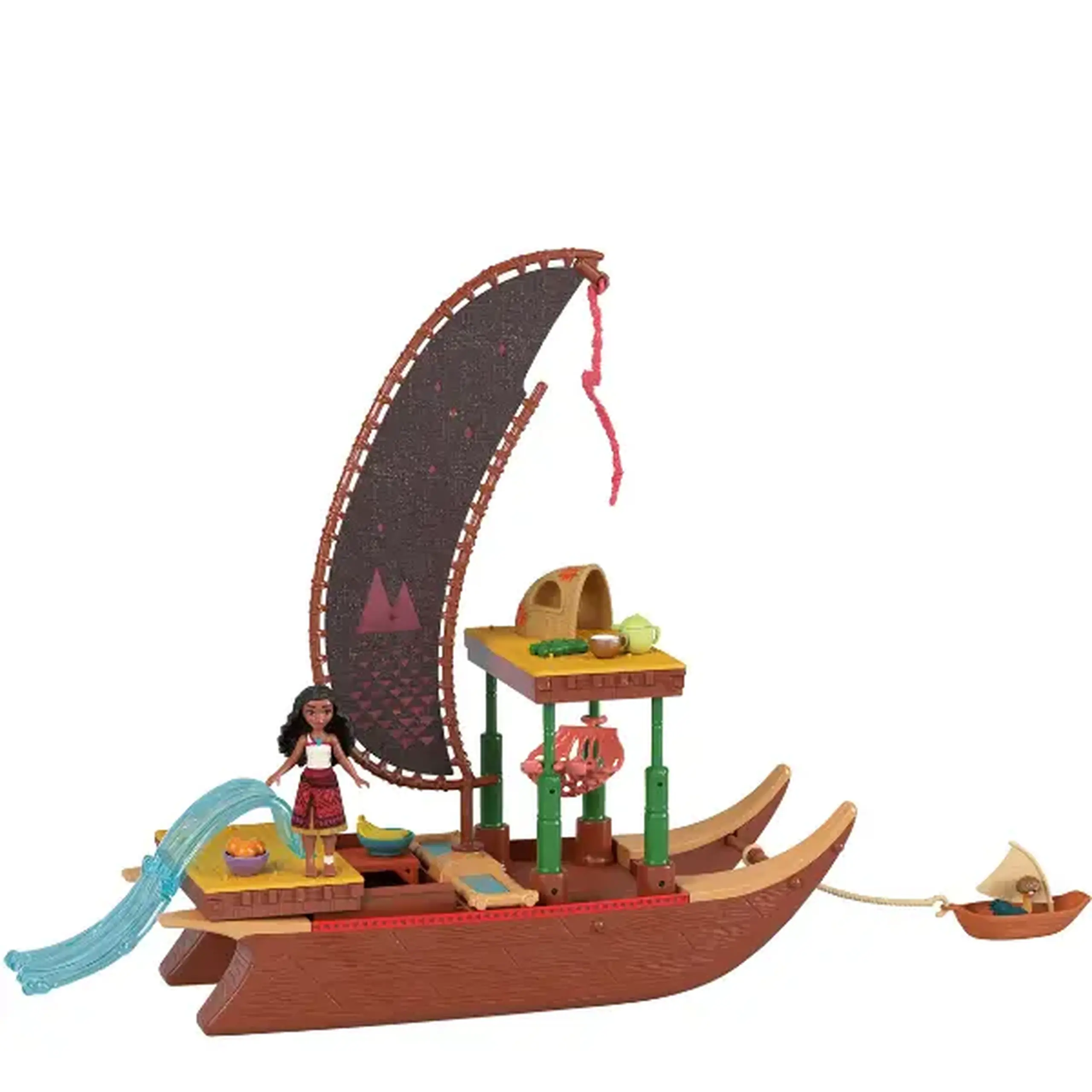 Set de joacă Disney „Moana 2” Canoe de aventură cu păpușă și accesorii