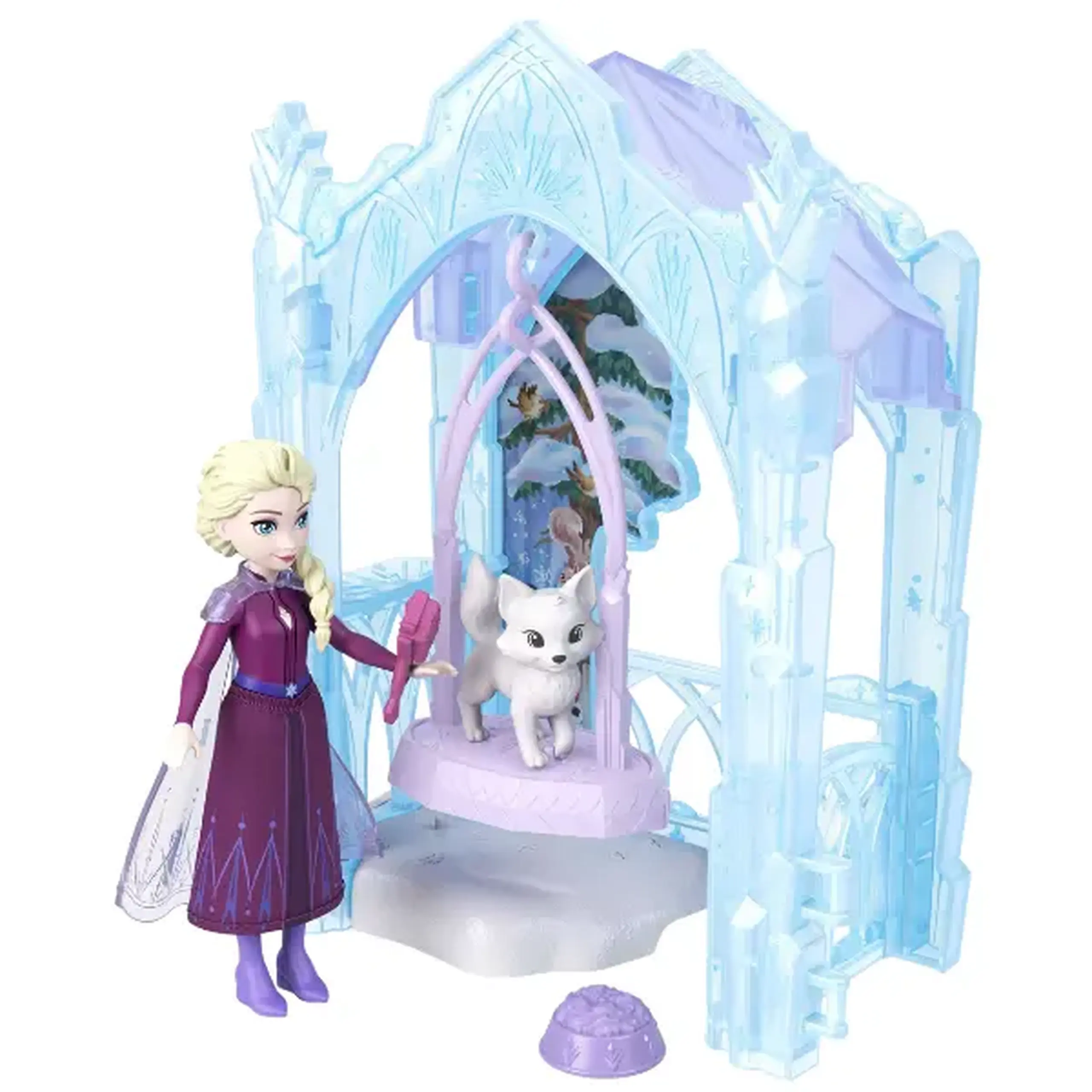 Set de joacă Disney Frozen „Ascunzătoarea de gheață a Elsei”