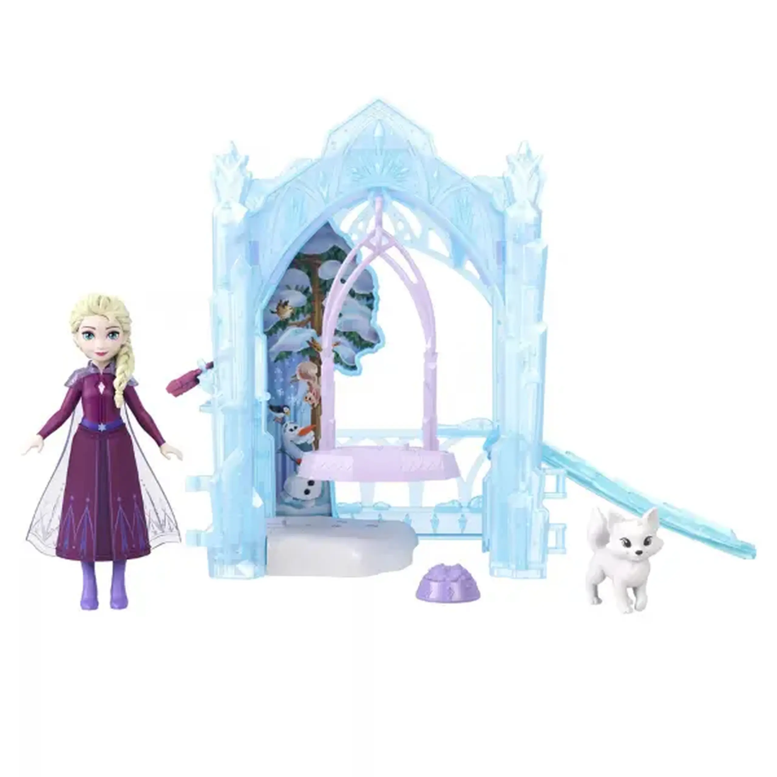 Set de joacă Disney Frozen „Ascunzătoarea de gheață a Elsei”