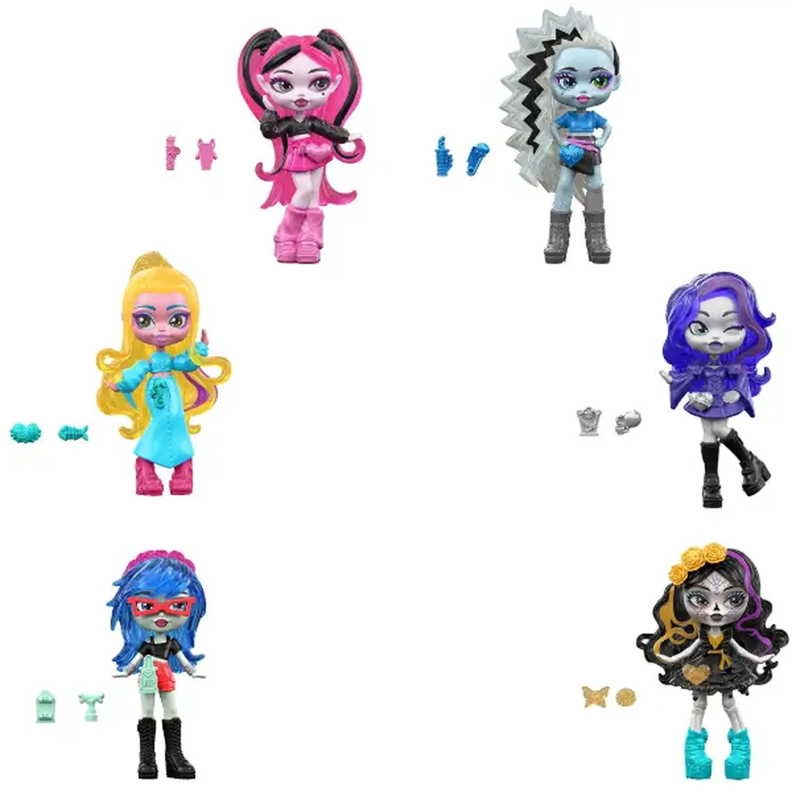 Figurină surpriză Monster High cu accesorii, în as.