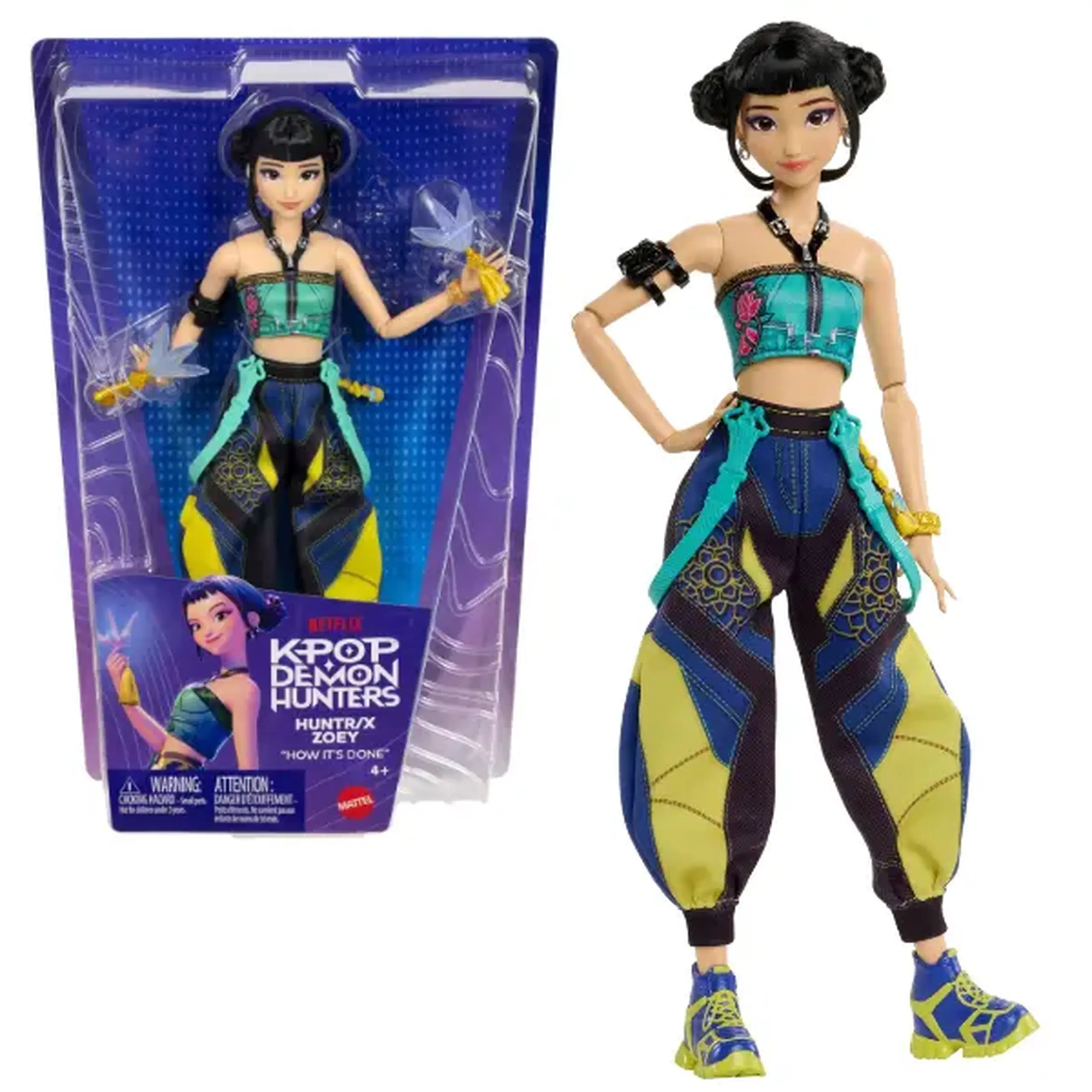 Figurină Kpop Vânătorii de demoni „Zoey” cu accesorii