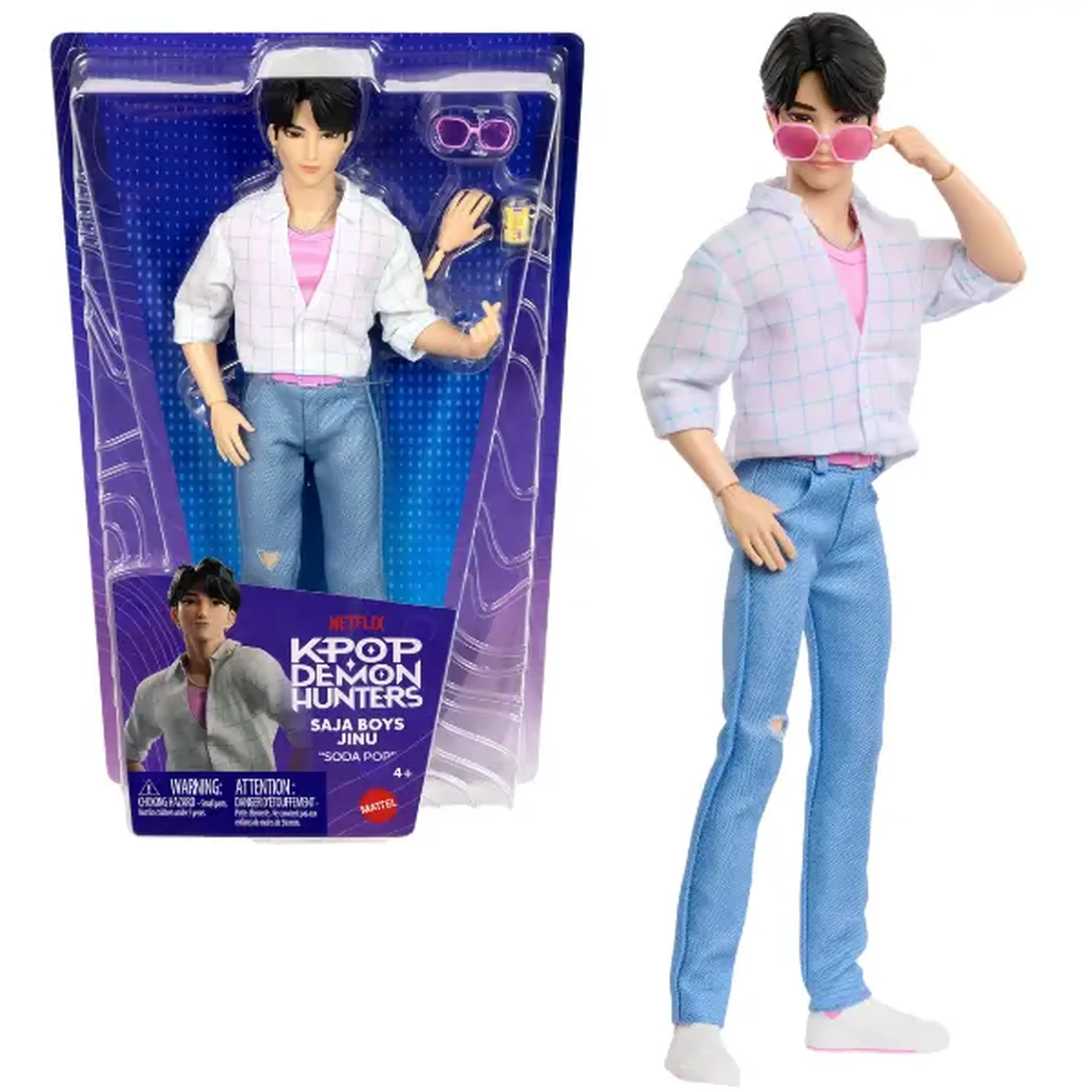 Figurină Kpop Vânătorii de demoni „Jinu” cu accesorii