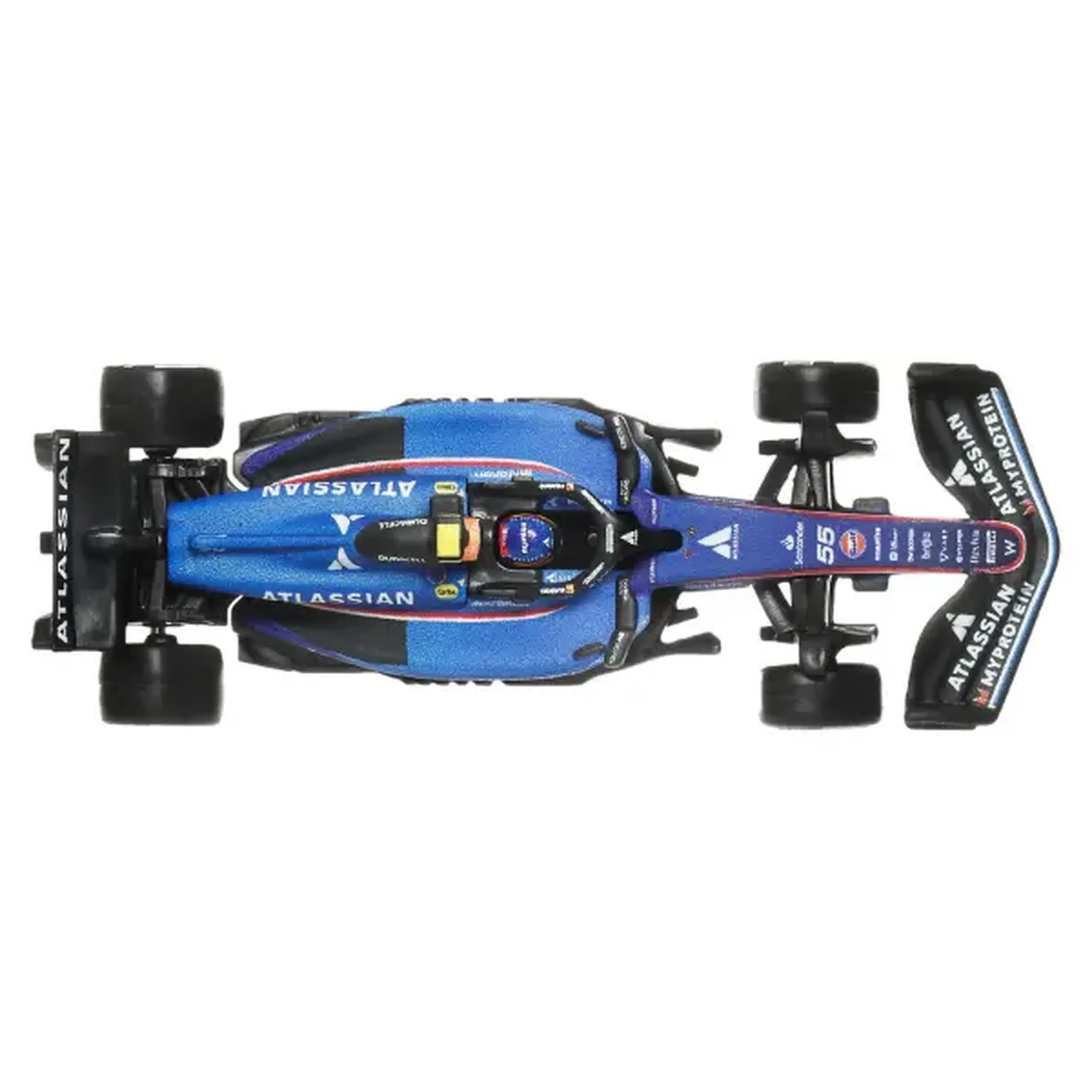 1:64 Set mașinuțe Formula 1 Atlassian Williams Racing Hot Wheels Premium, 2 buc