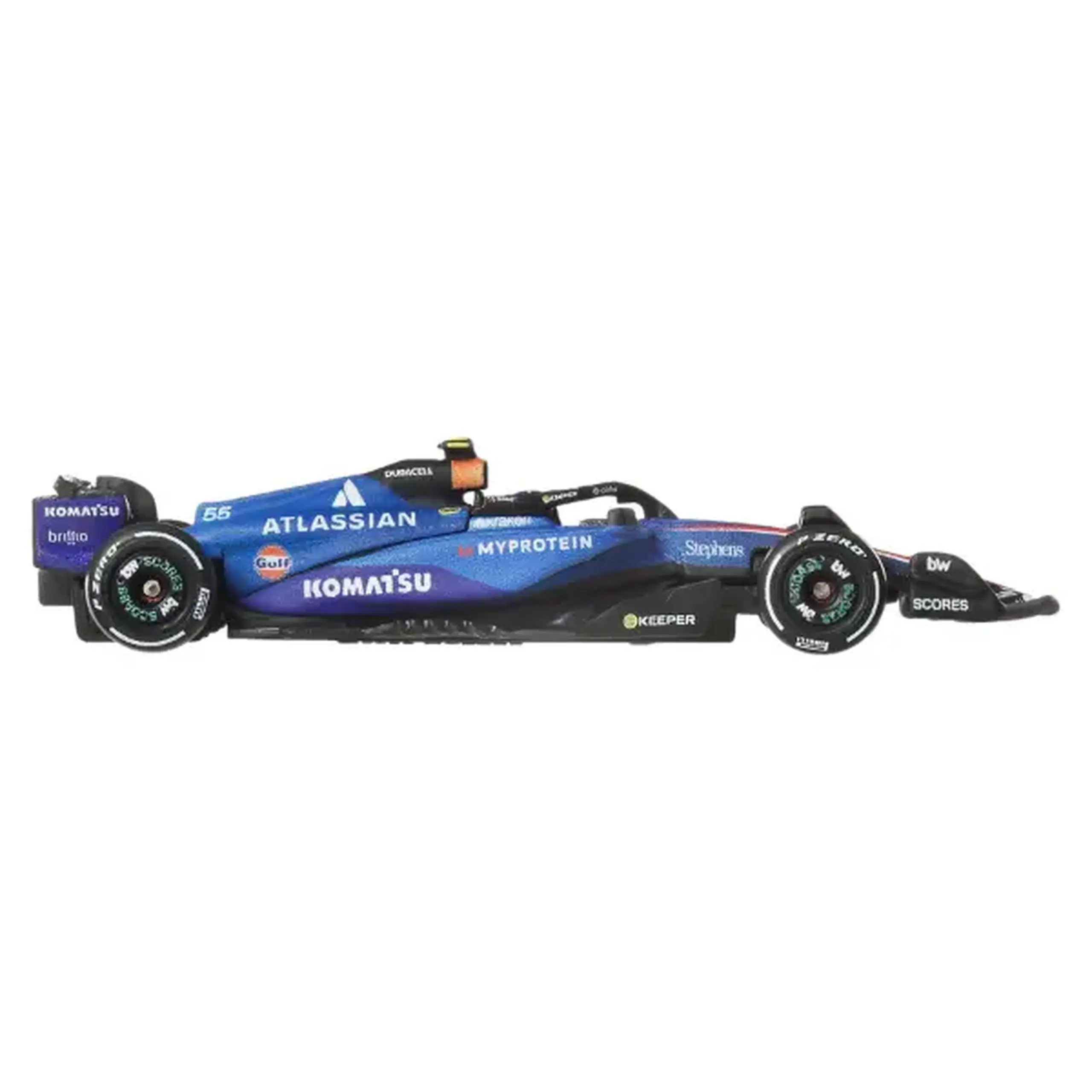 1:64 Set mașinuțe Formula 1 Atlassian Williams Racing Hot Wheels Premium, 2 buc