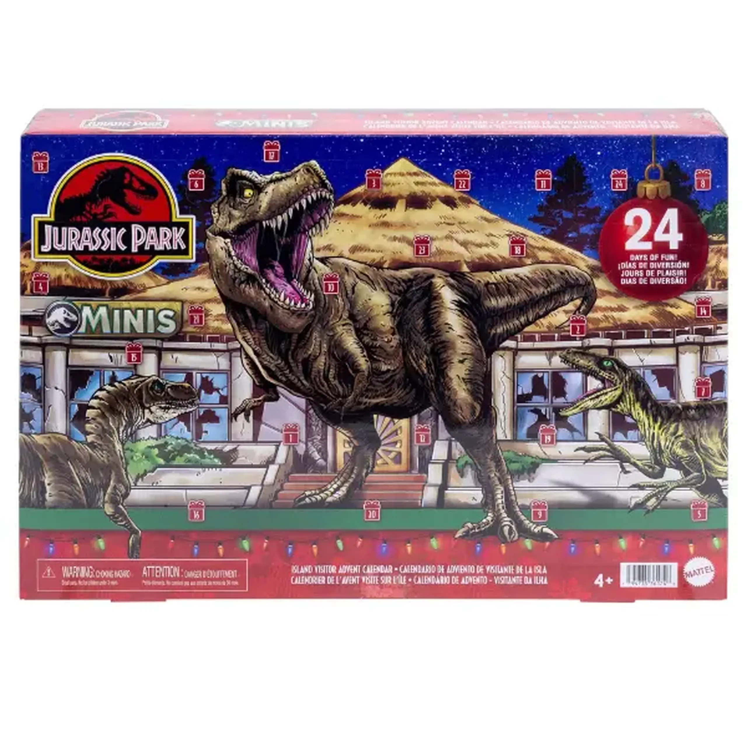 Calendar Advent „Jurassic Park” Jurassic World, 24 de surprize