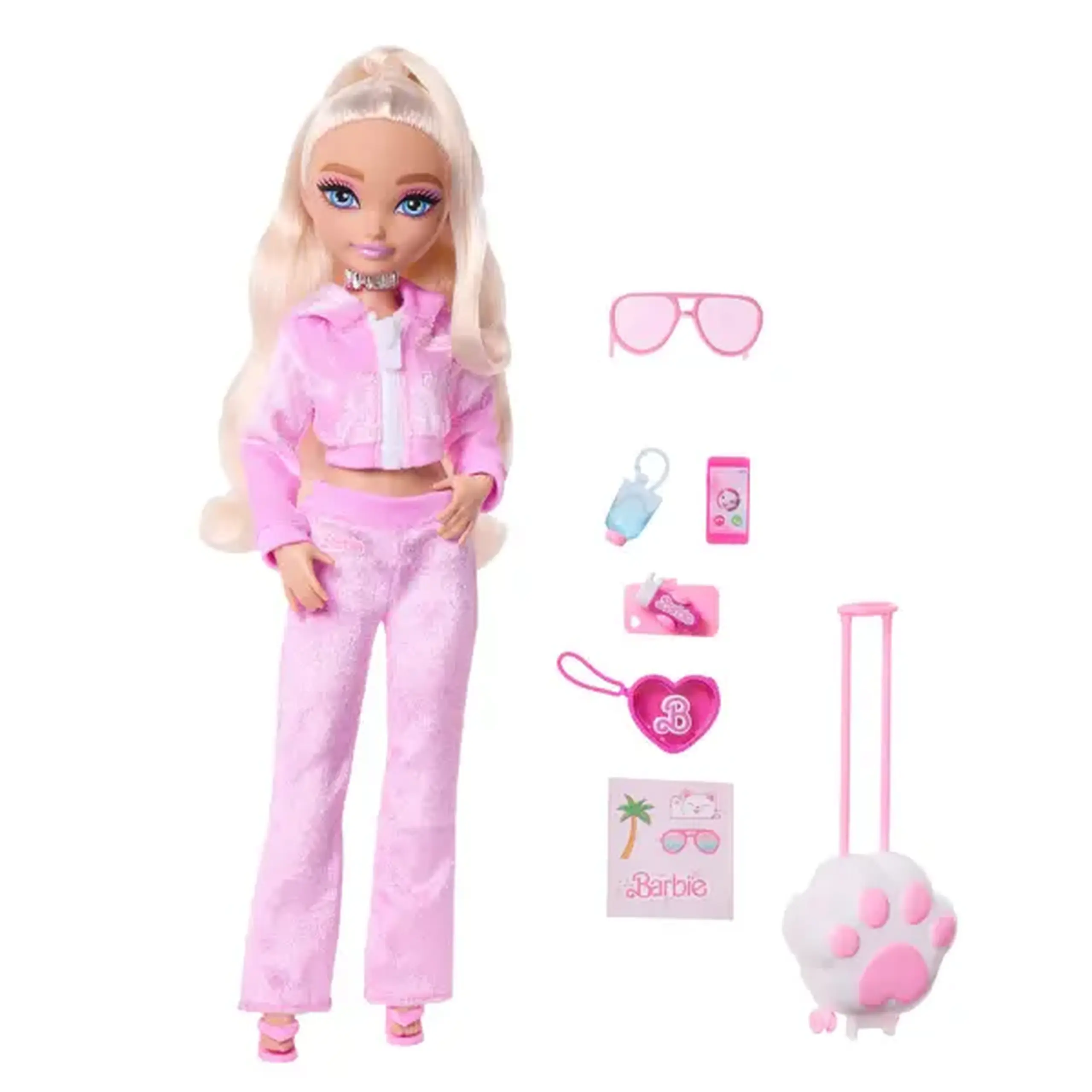 Păpușa Barbie Dream Besties „Malibu: Escapadă de weekend” cu accesorii