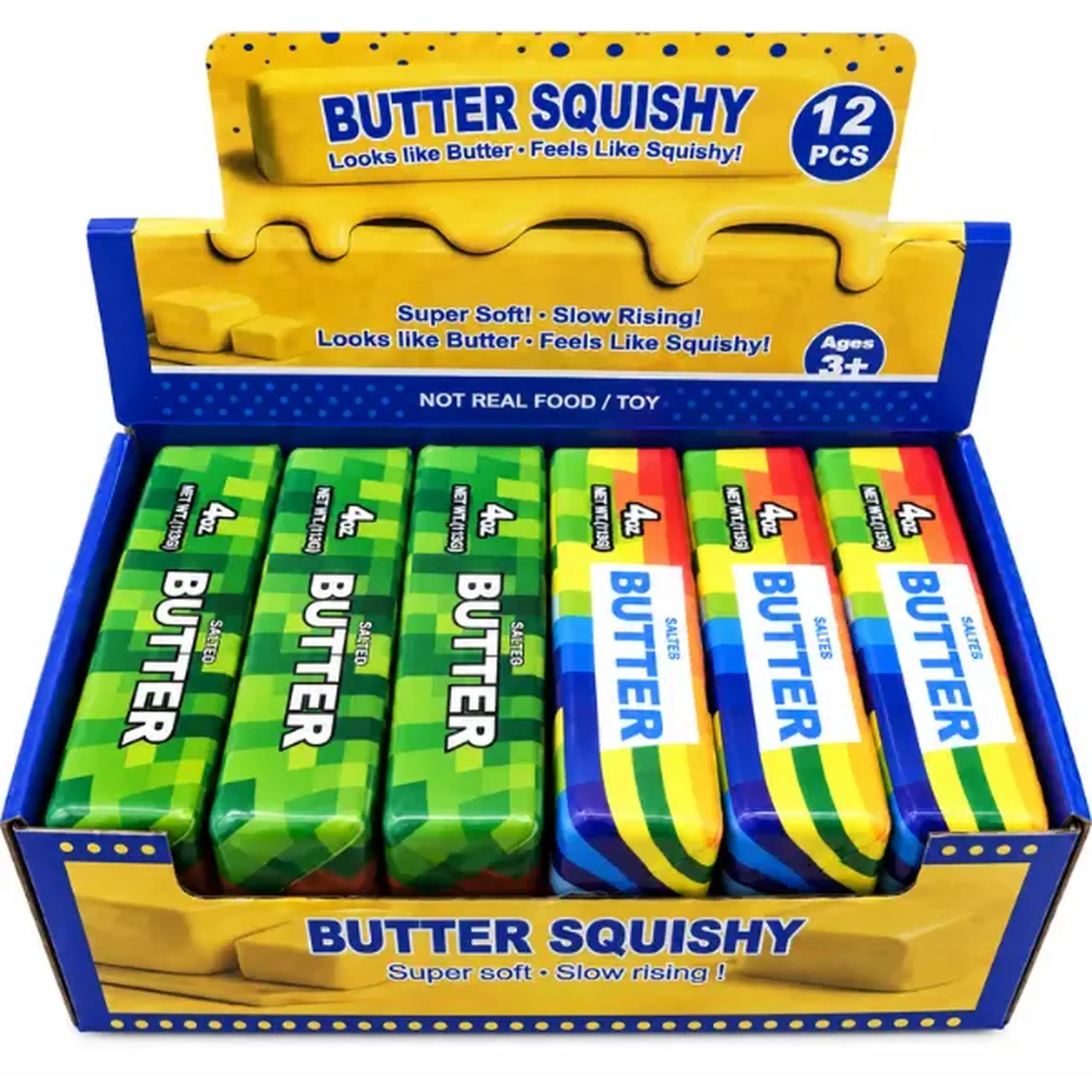 Jucărie antistres "Butter", cu aromă de patiserie dulce, 14 cm, în asortiment