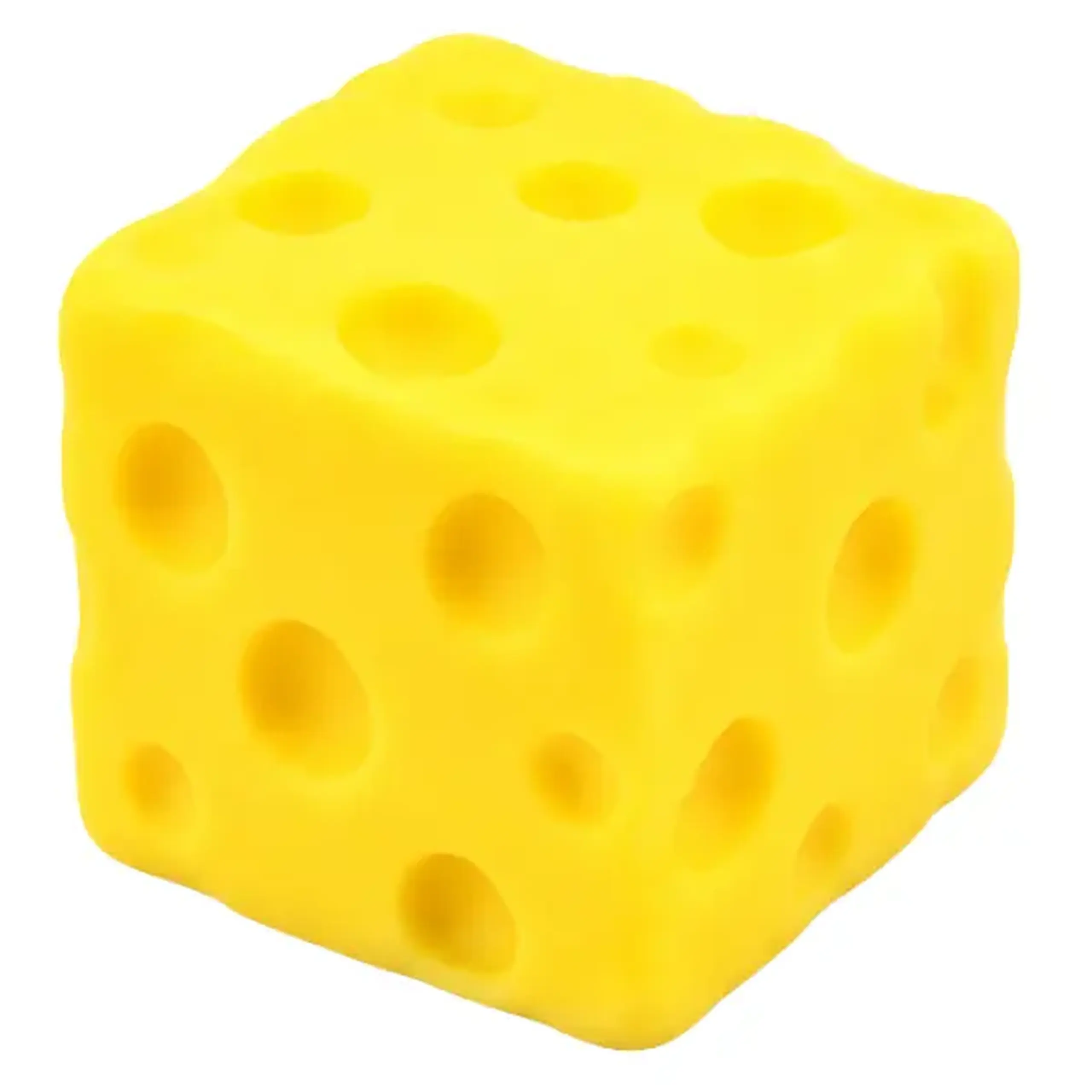 Jucărie antistres „Cașcaval” cu aromă de patiserie dulce, 7 × 7 × 7 cm
