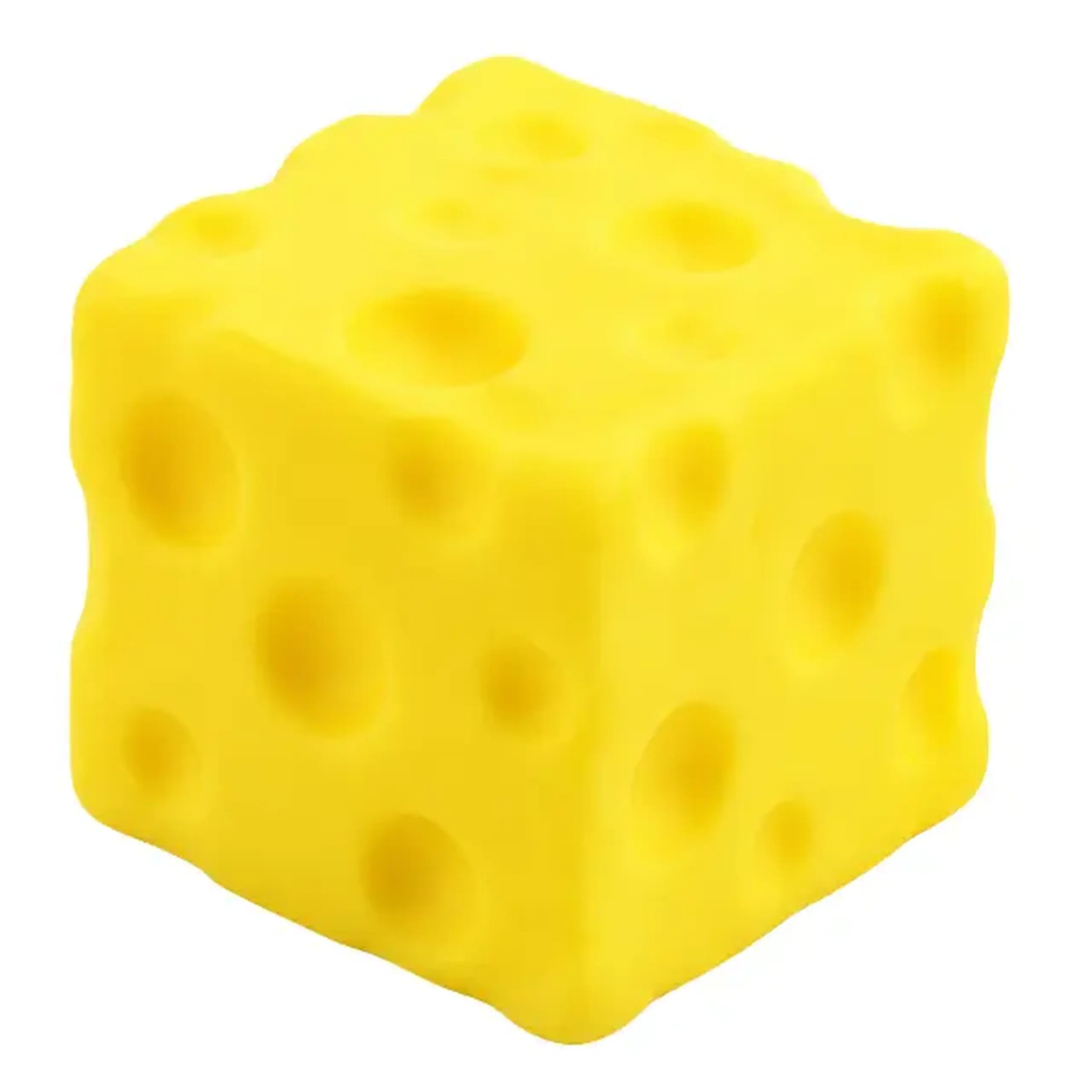 Jucărie antistres „Cașcaval” cu aromă de patiserie dulce, 5 × 5 × 5 cm