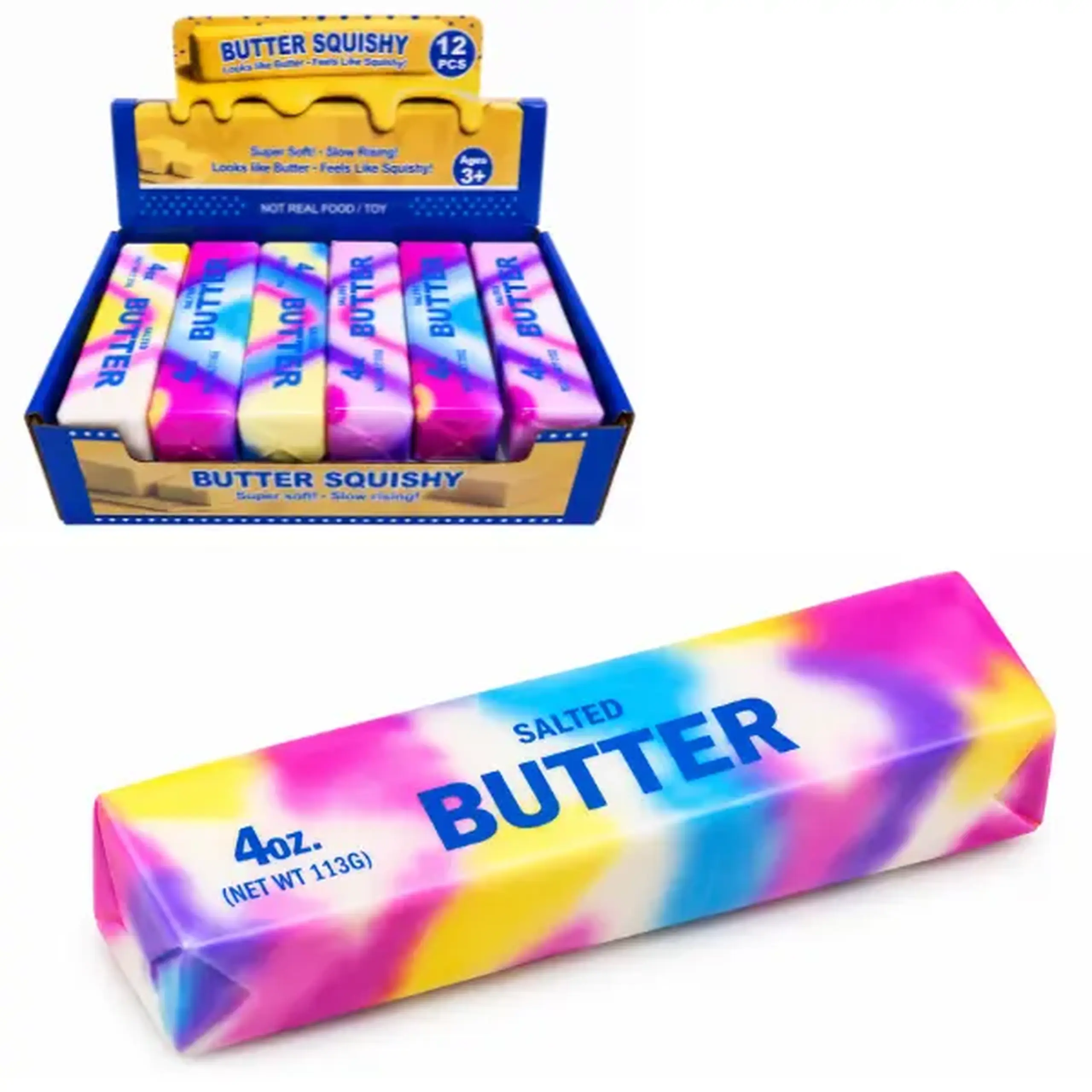 Jucărie antistres "Butter", cu aromă de patiserie dulce, 14 cm