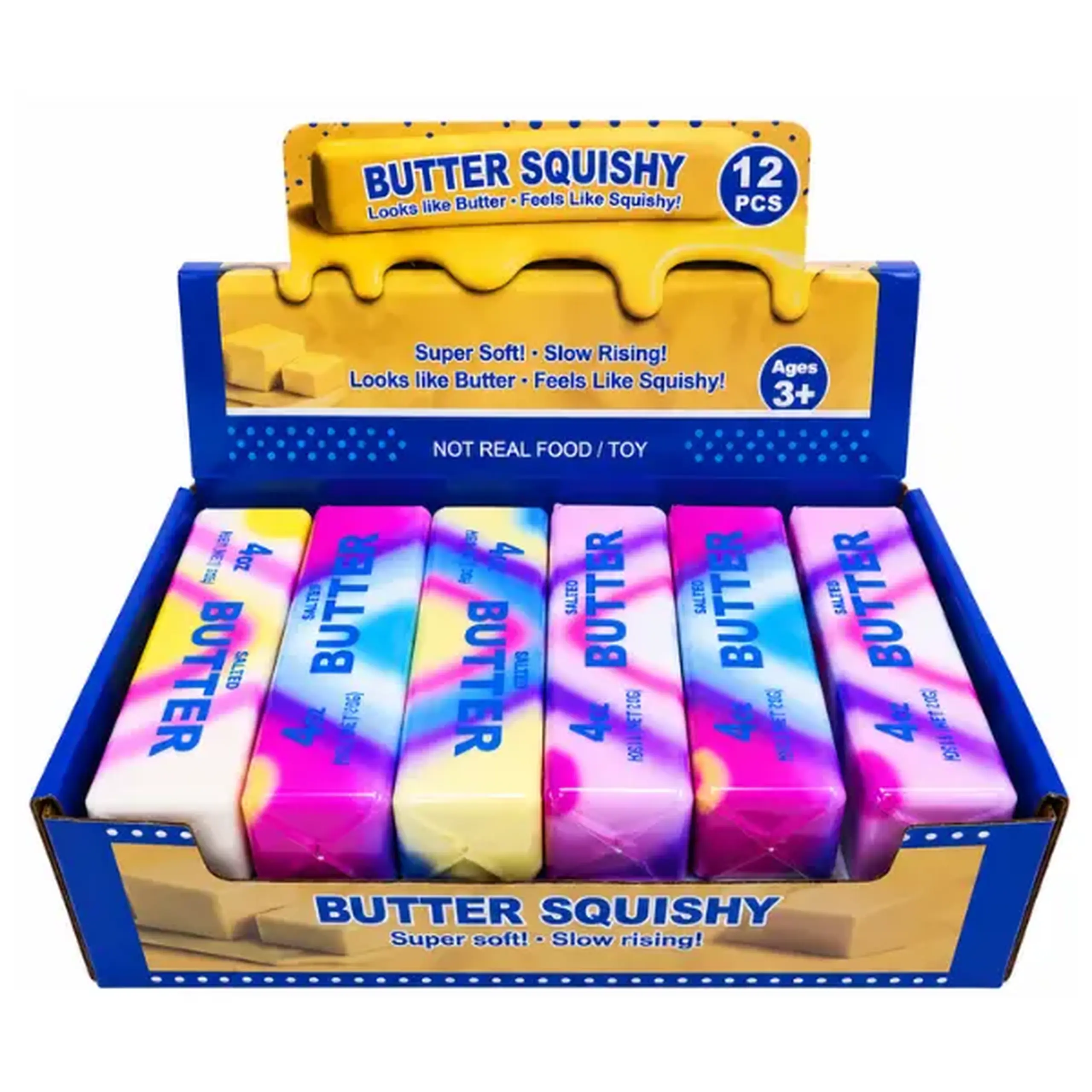 Jucărie antistres "Butter", cu aromă de patiserie dulce, 14 cm