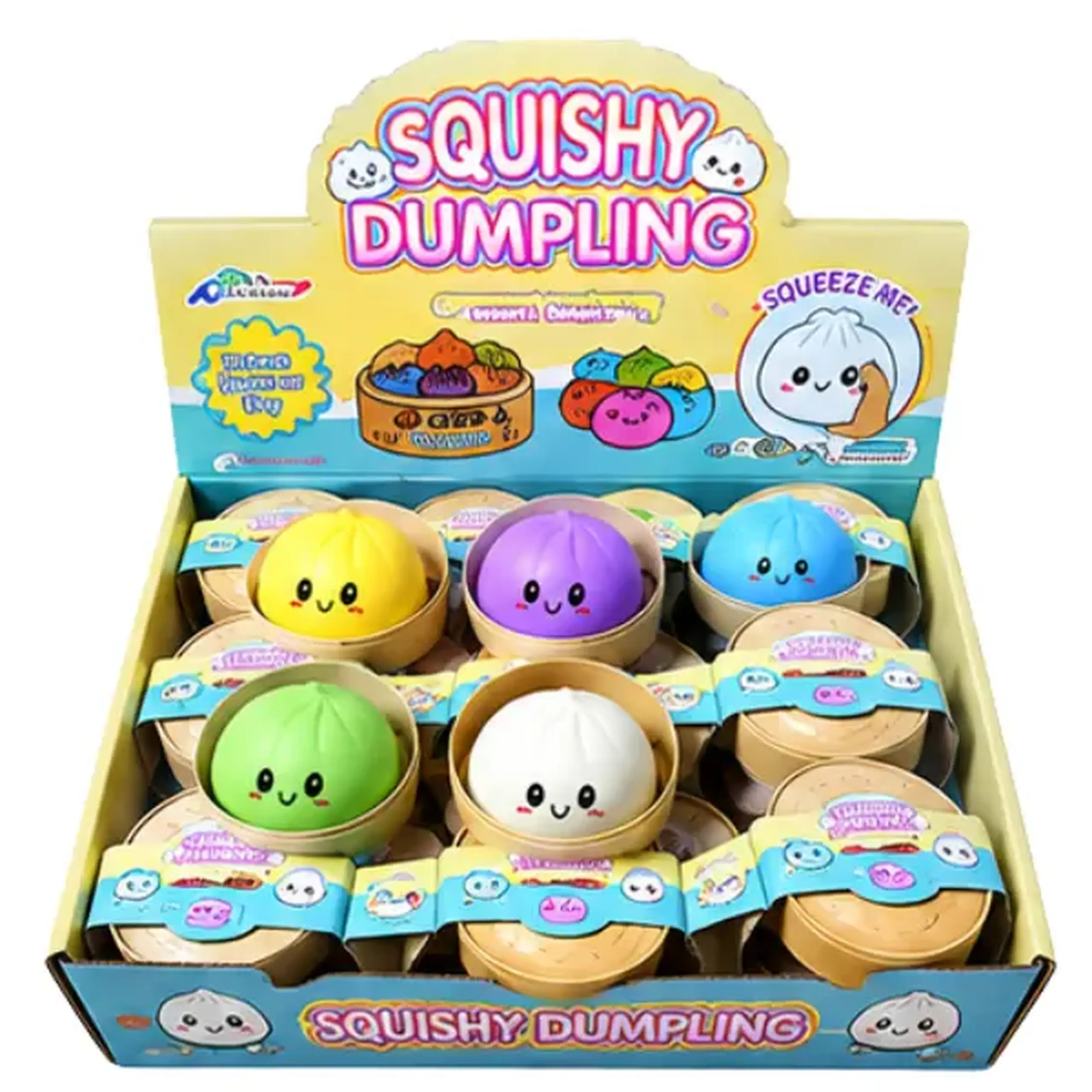 Jucărie antistres „Flippy Squishy: Dumpling”, 5 × 5 × 5 cm