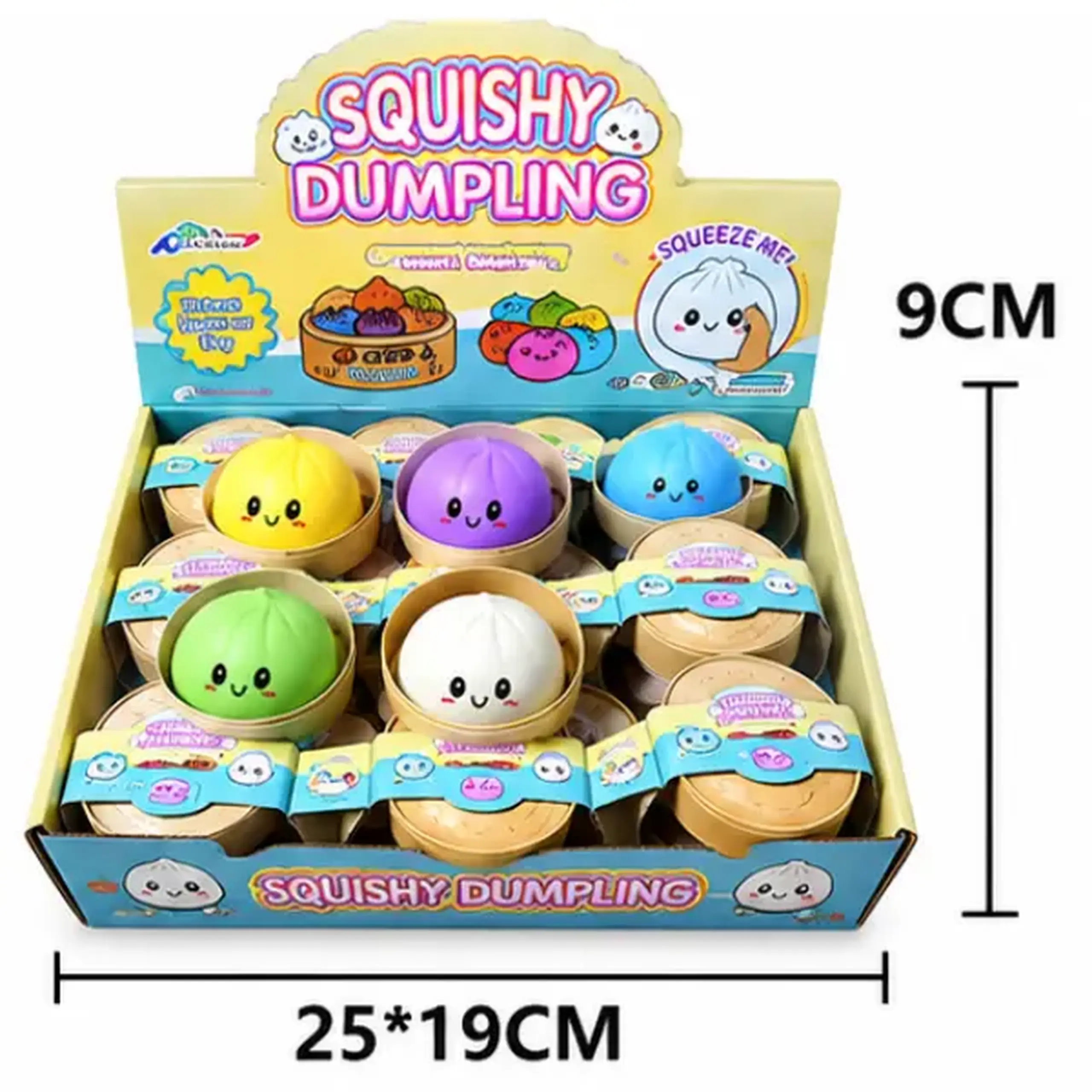 Jucărie antistres „Flippy Squishy: Dumpling”, 5 × 5 × 5 cm