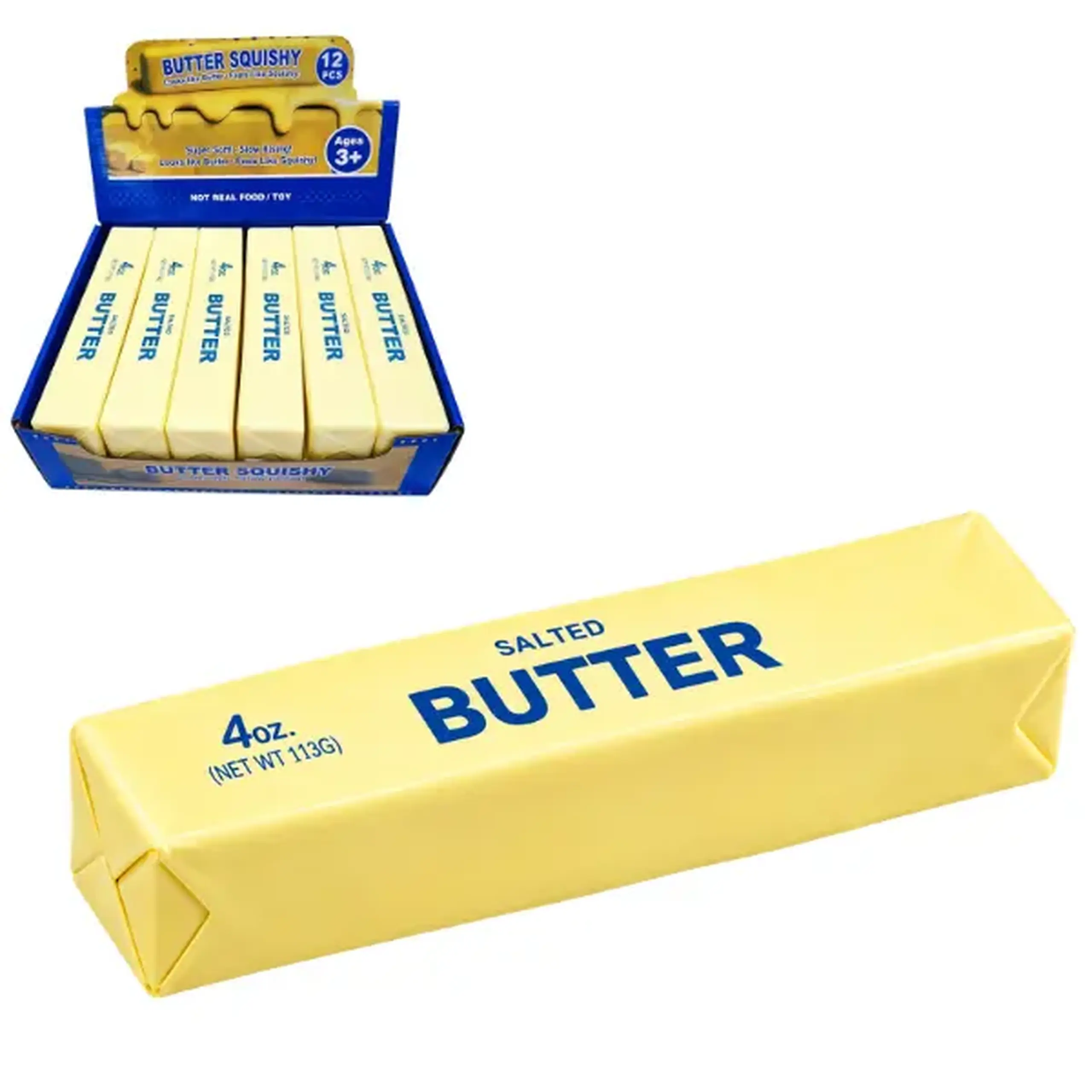 Jucărie antistres "Butter", cu aromă de patiserie dulce, 24 cm