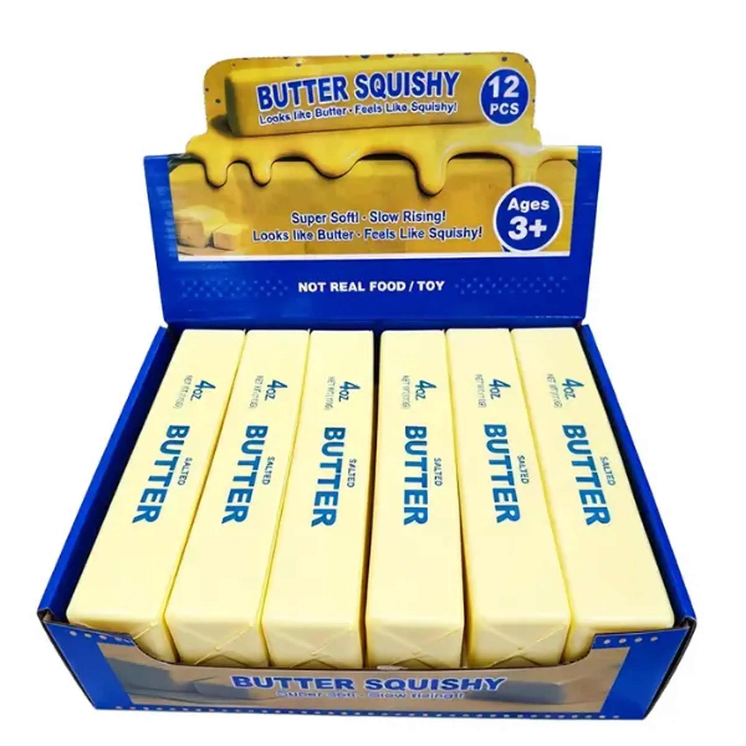 Jucărie antistres "Butter", cu aromă de patiserie dulce, 24 cm