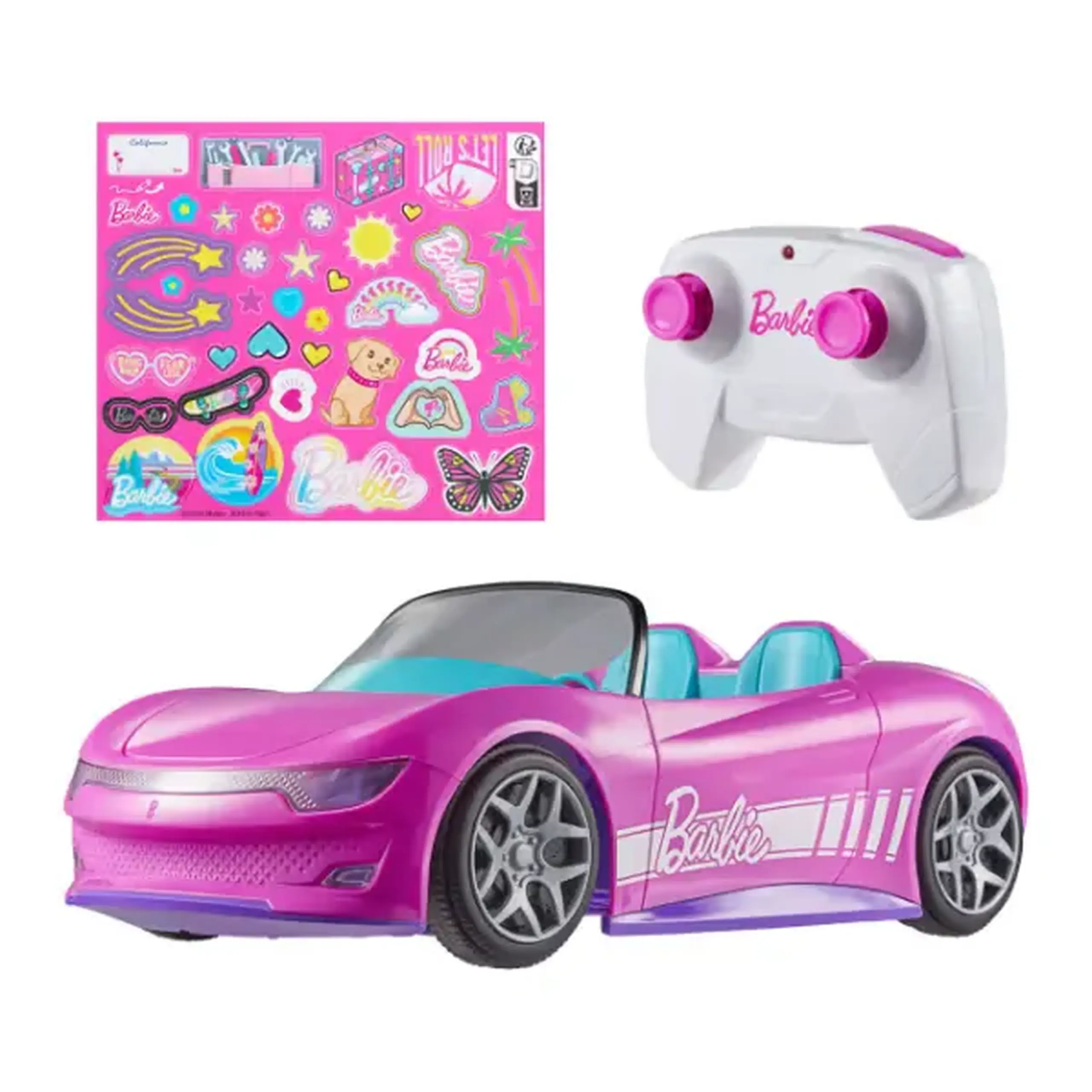 Hot Wheels Cabriolet Barbie cu telecomandă
