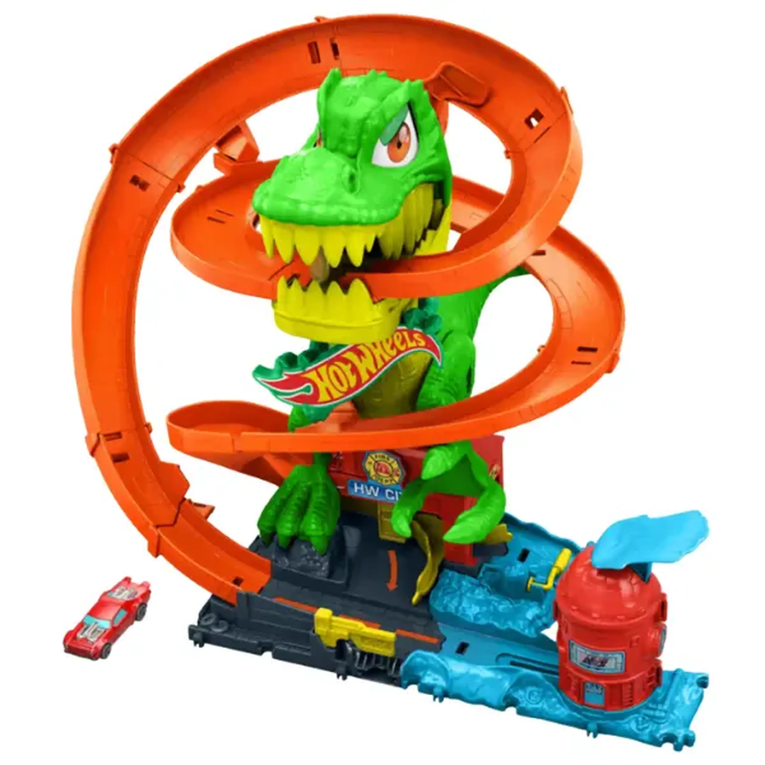 Hot Wheels City: Atacul T-Rex de foc