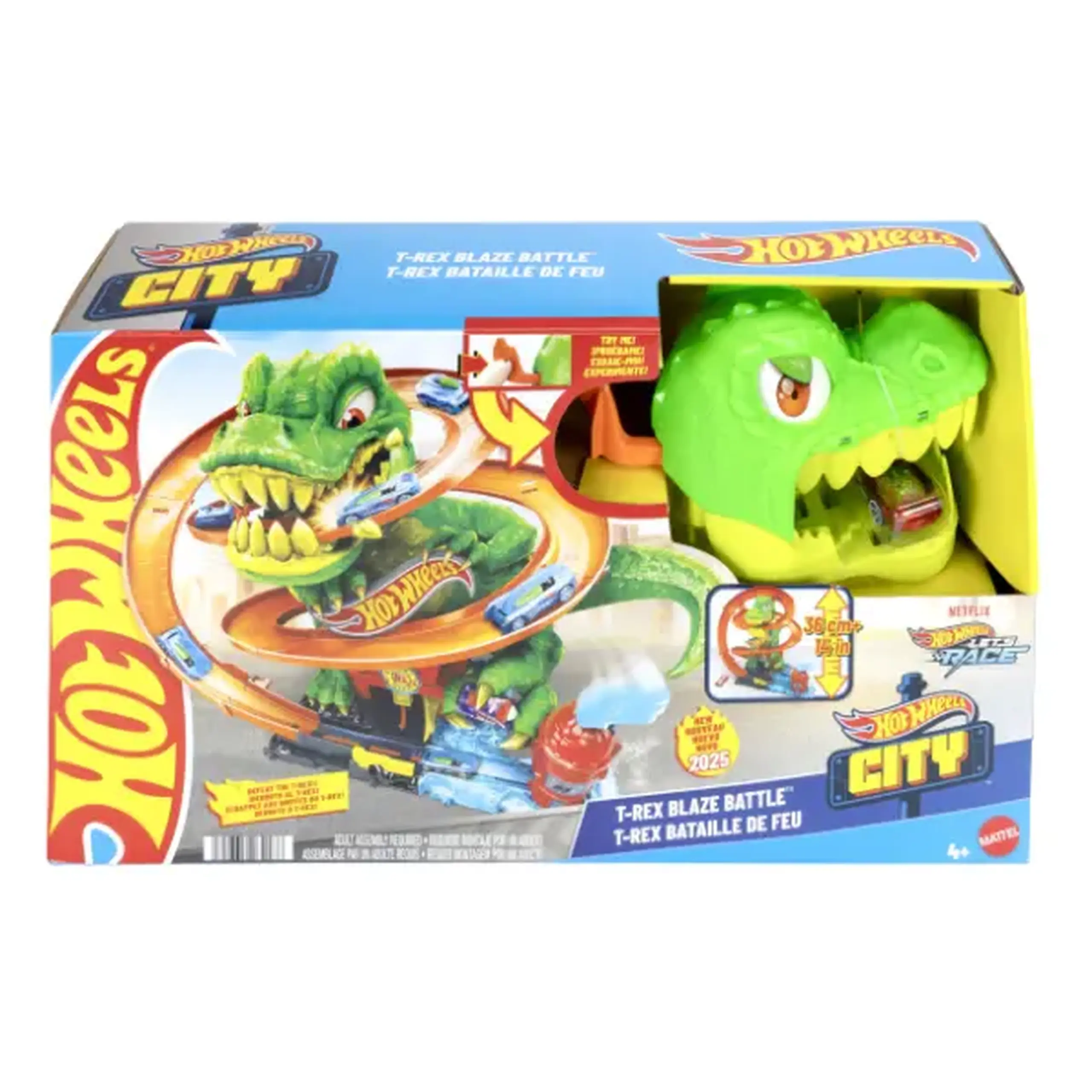 Hot Wheels City: Atacul T-Rex de foc